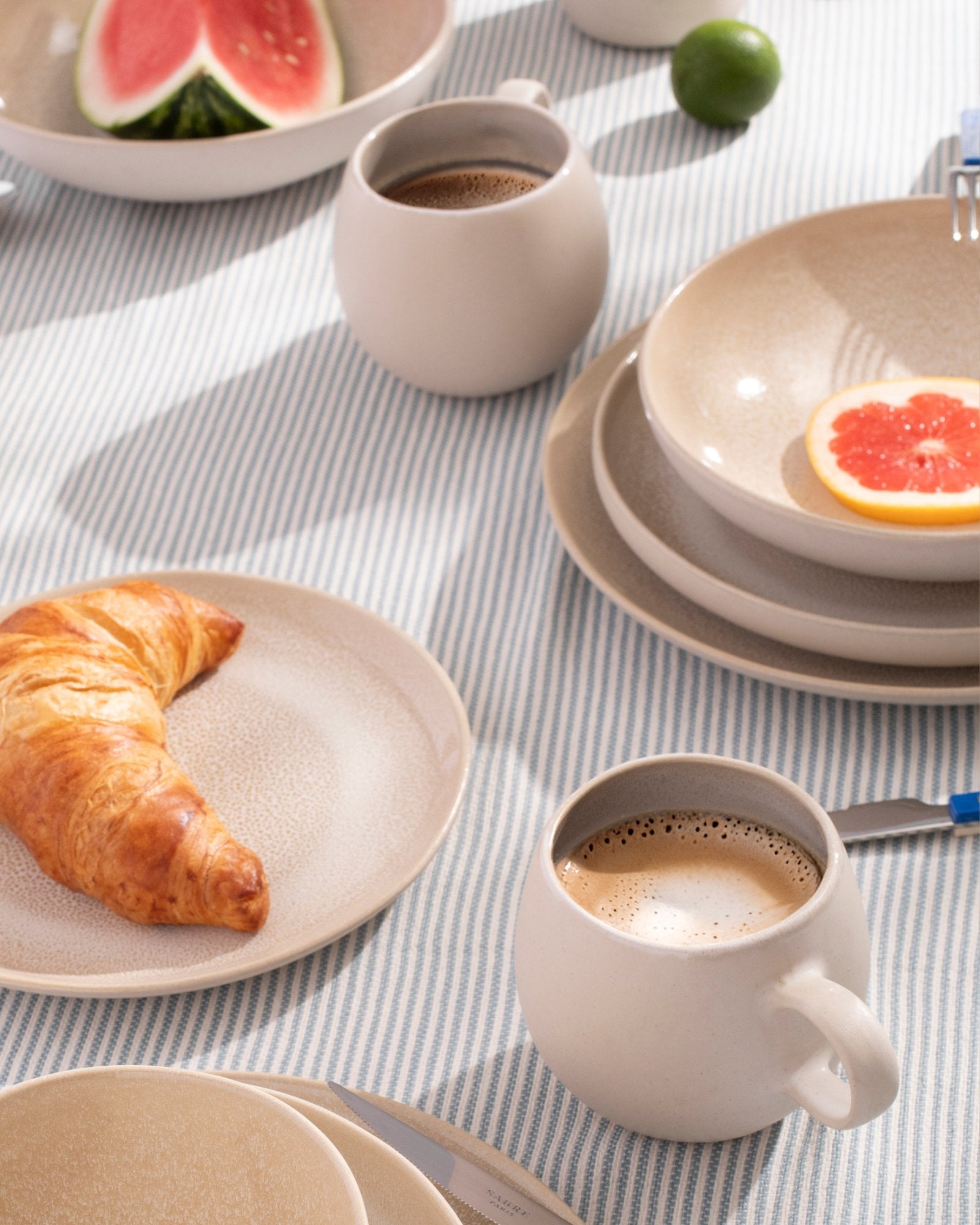 Lorosa Tasse groß sand