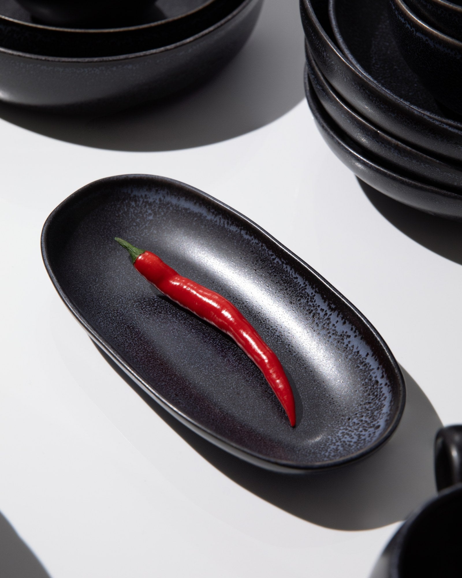 Turmalina - Plat de service M noir