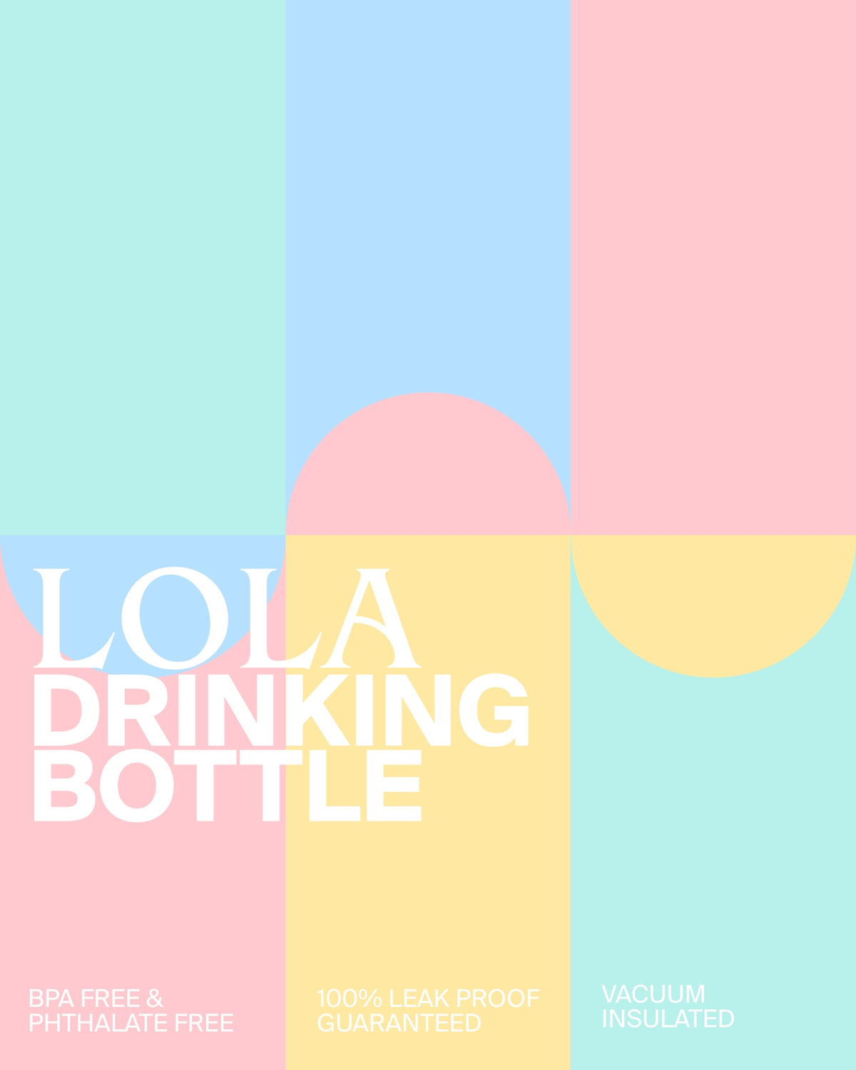 Lola - Drinking bottle light blue