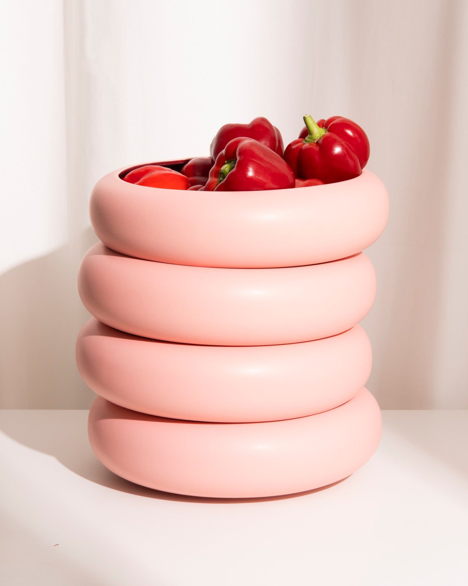 Alva - Fruitschaal roze bordeaux
