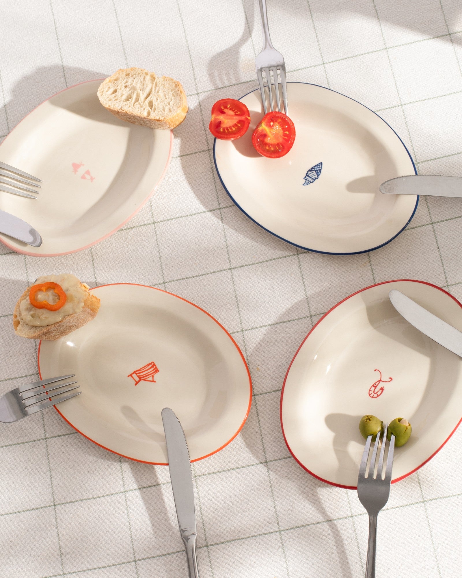 Brio - Mini plate mix Set of 4