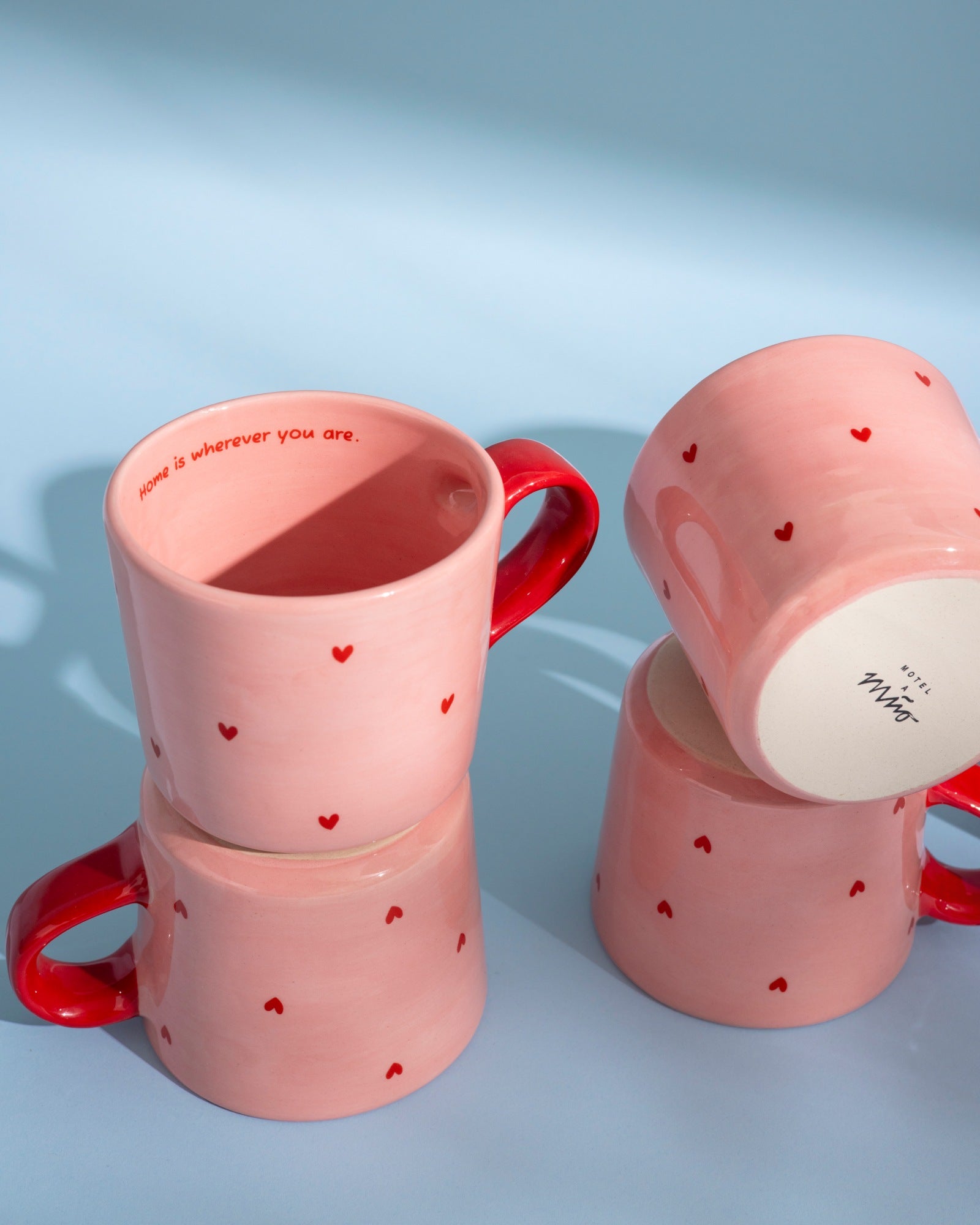 Lira - Large mug Home pink red