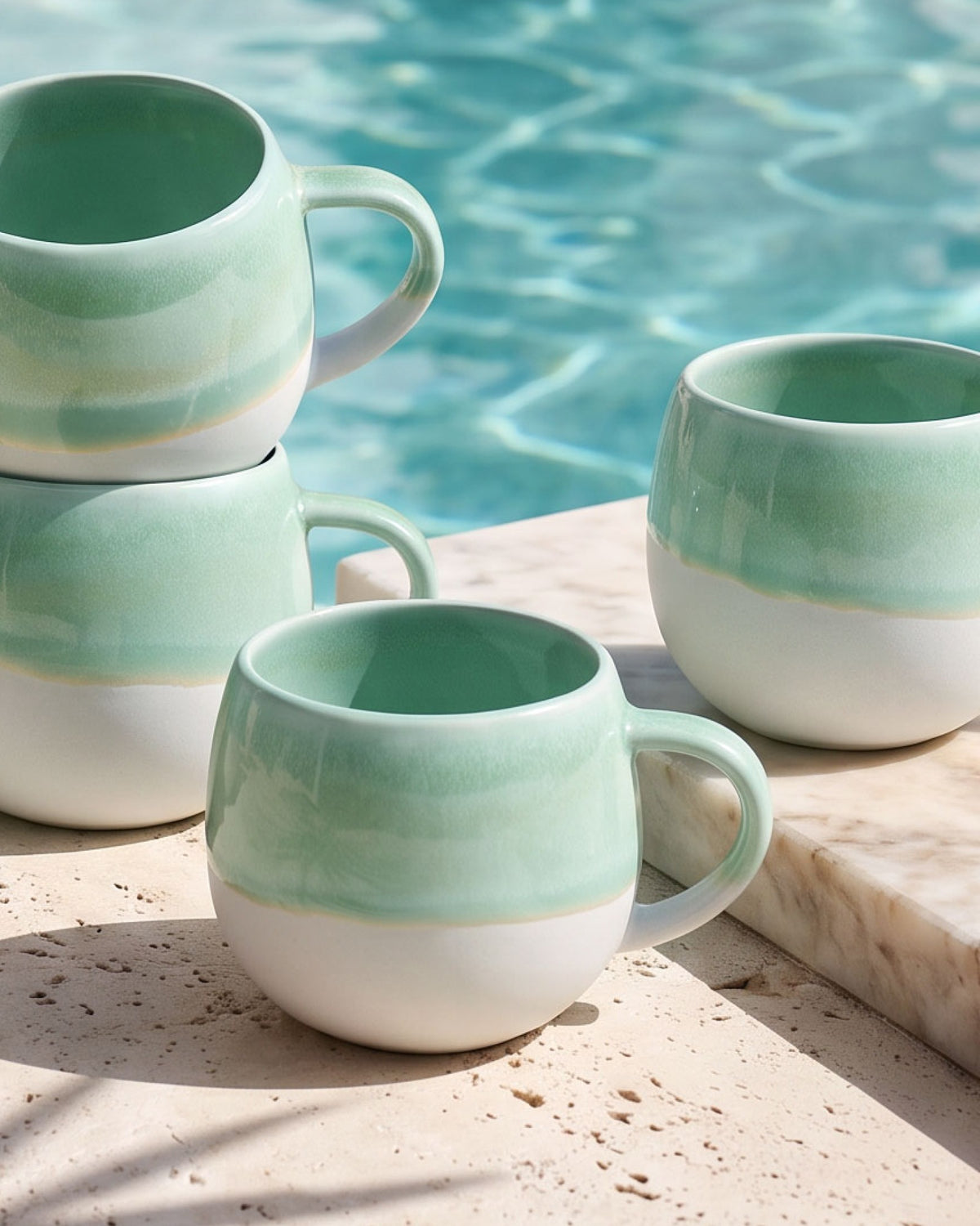 Nola - Large mug green