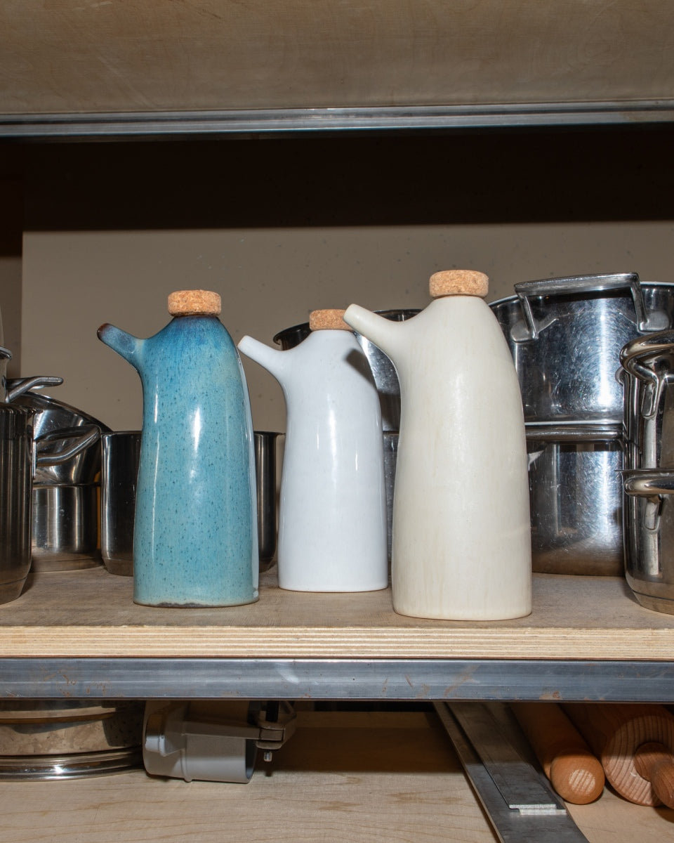 Areia Essig- & Ölflasche weiß