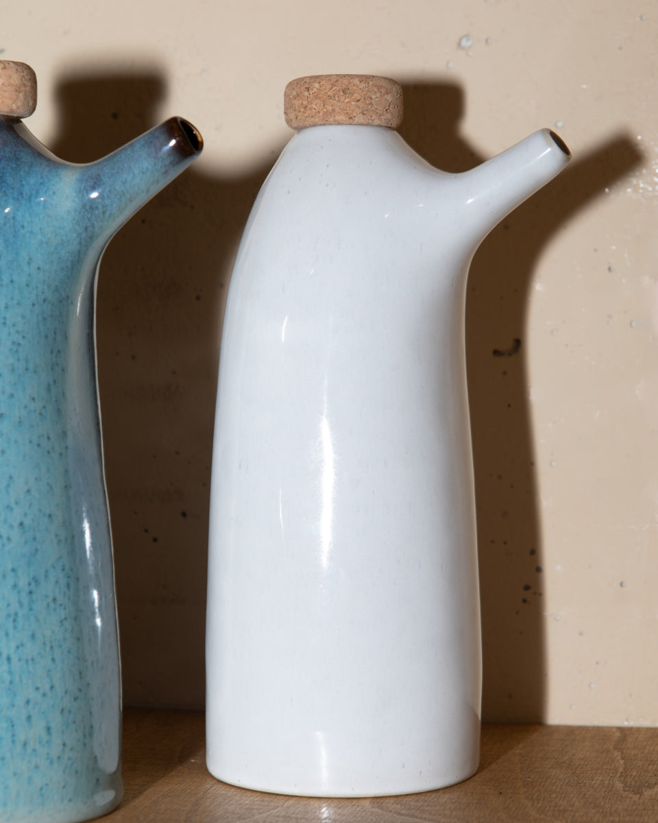 Areia Essig- & Ölflasche weiß