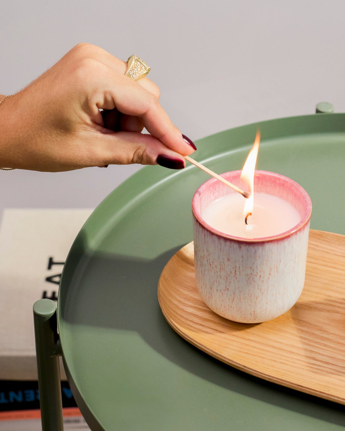 Copa Alto - Scented candle Blossom Serenade pink
