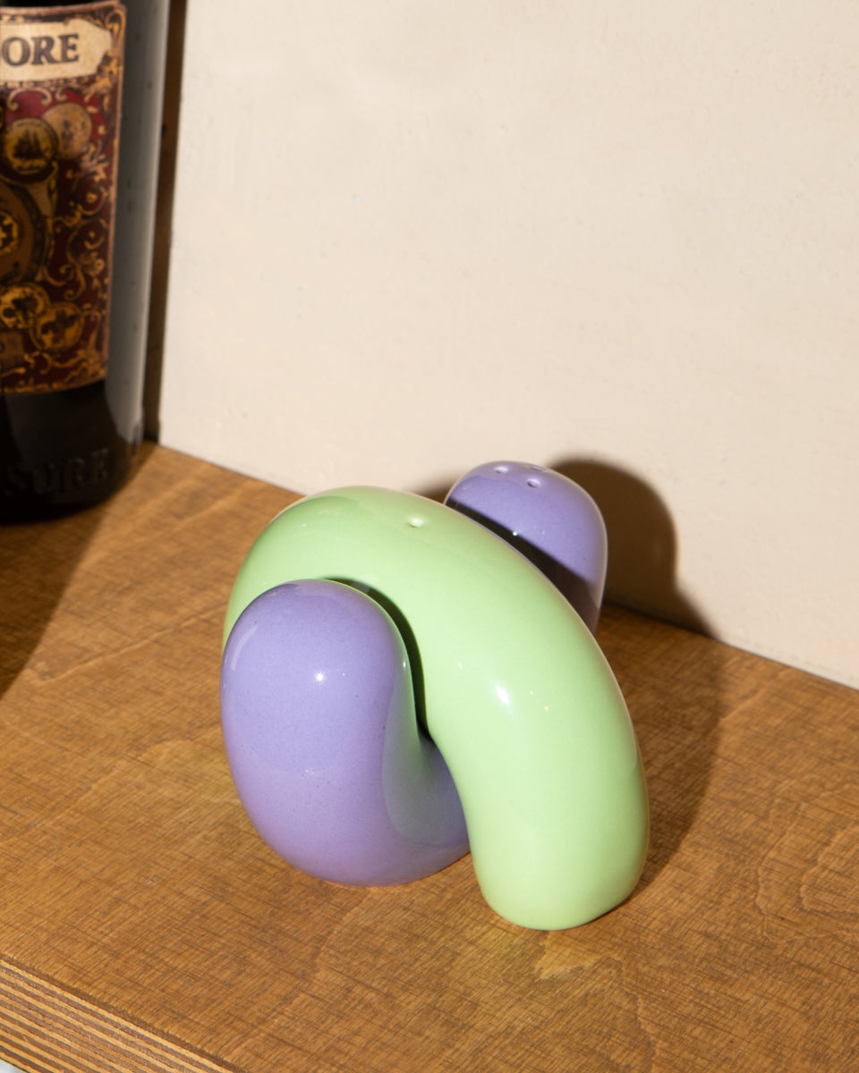 Seia Salt & Pepper Shakers lime purple