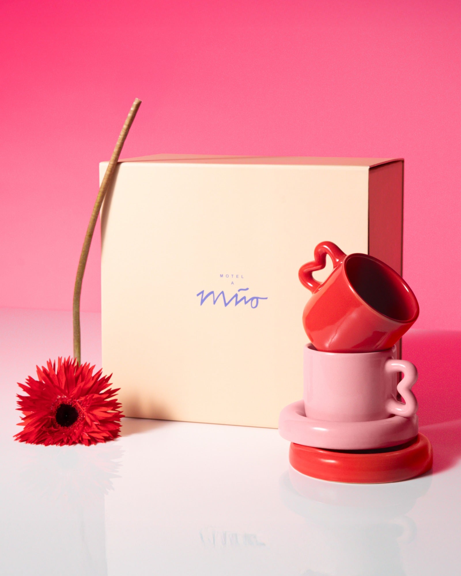 Seia - Set regalo da 2 tazze con cuore