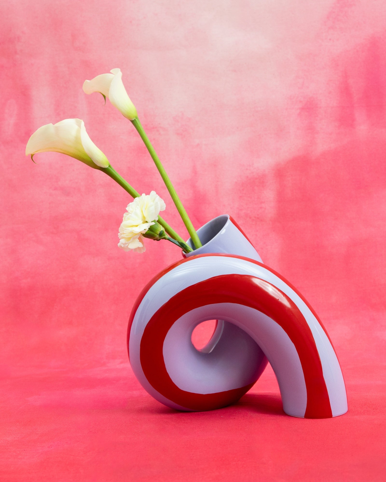 MaM x Ju Schnee - Vase L purple-red