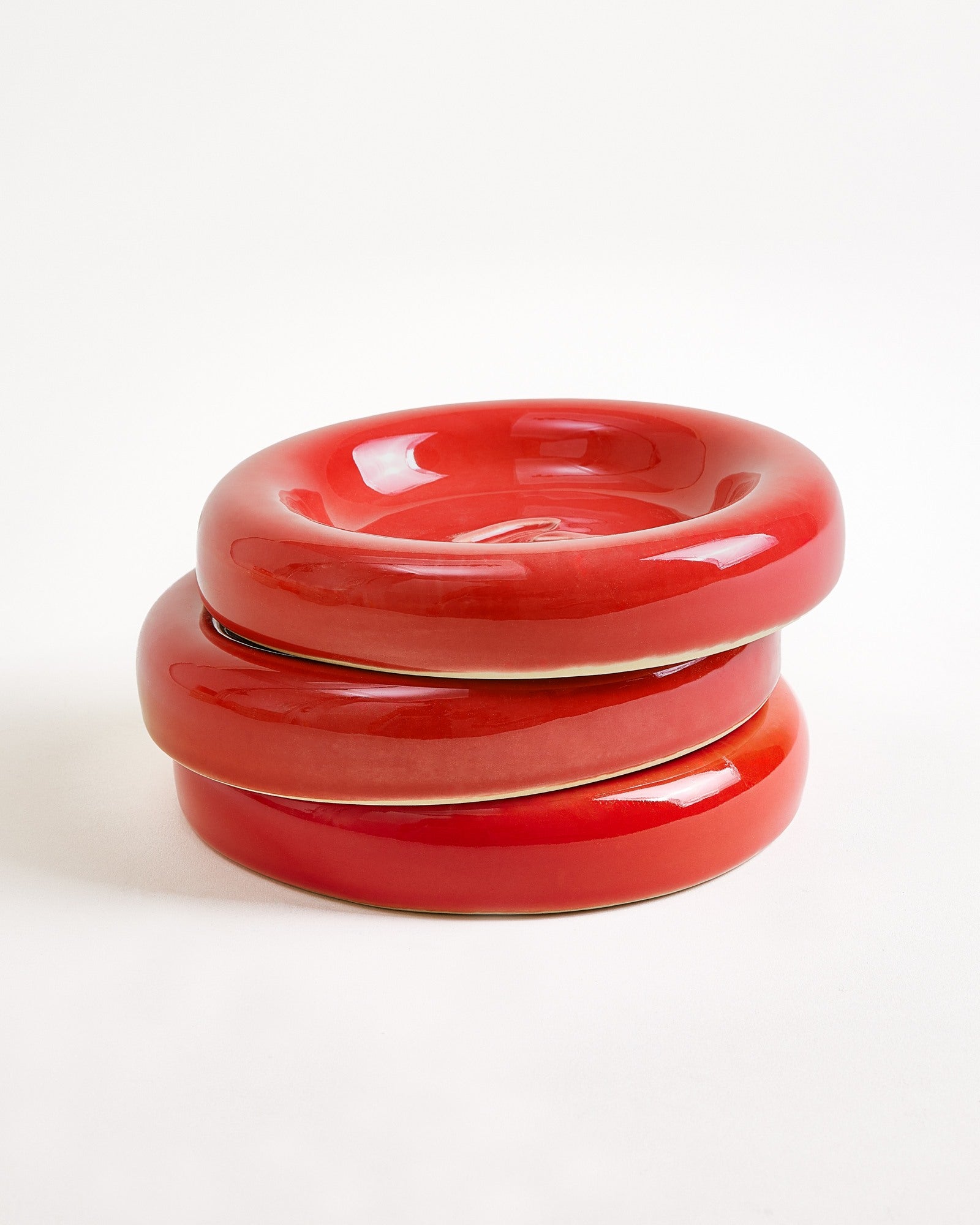 Seia kop & schotel met hart roze rood