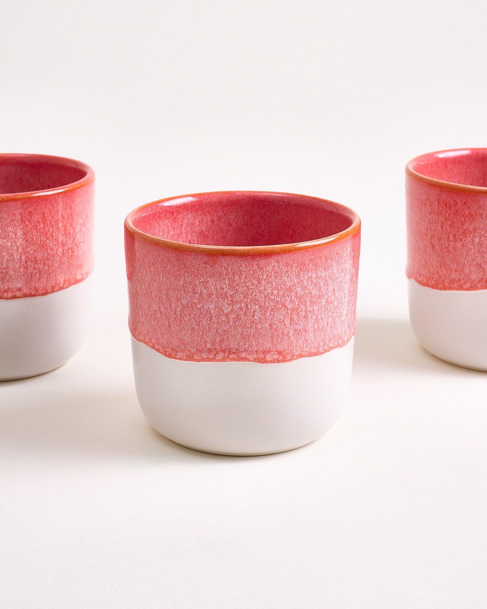 Coimbra - Set of 4 large Cups pink cream