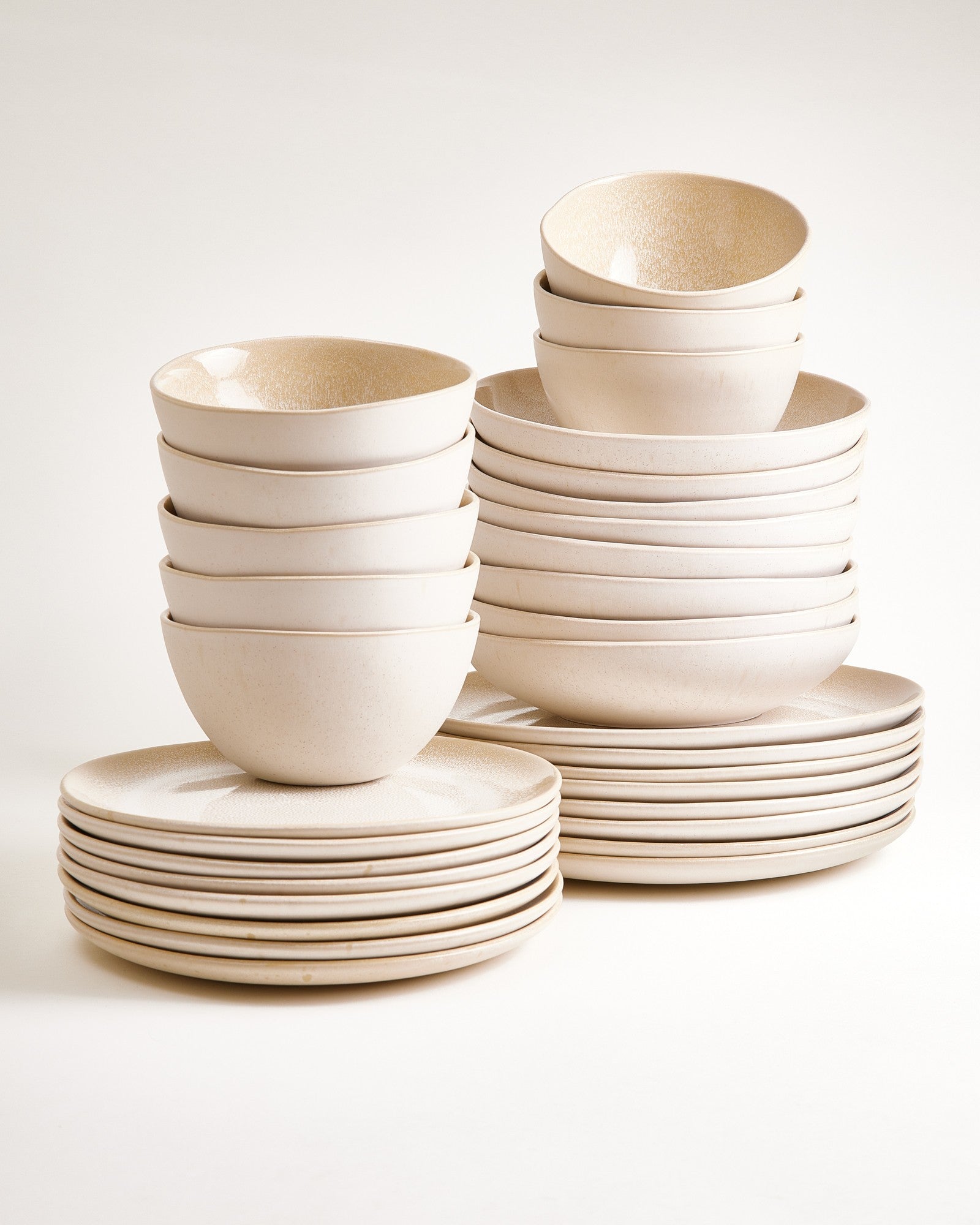 Lorosa Geschirr-Set sand 32-teilig