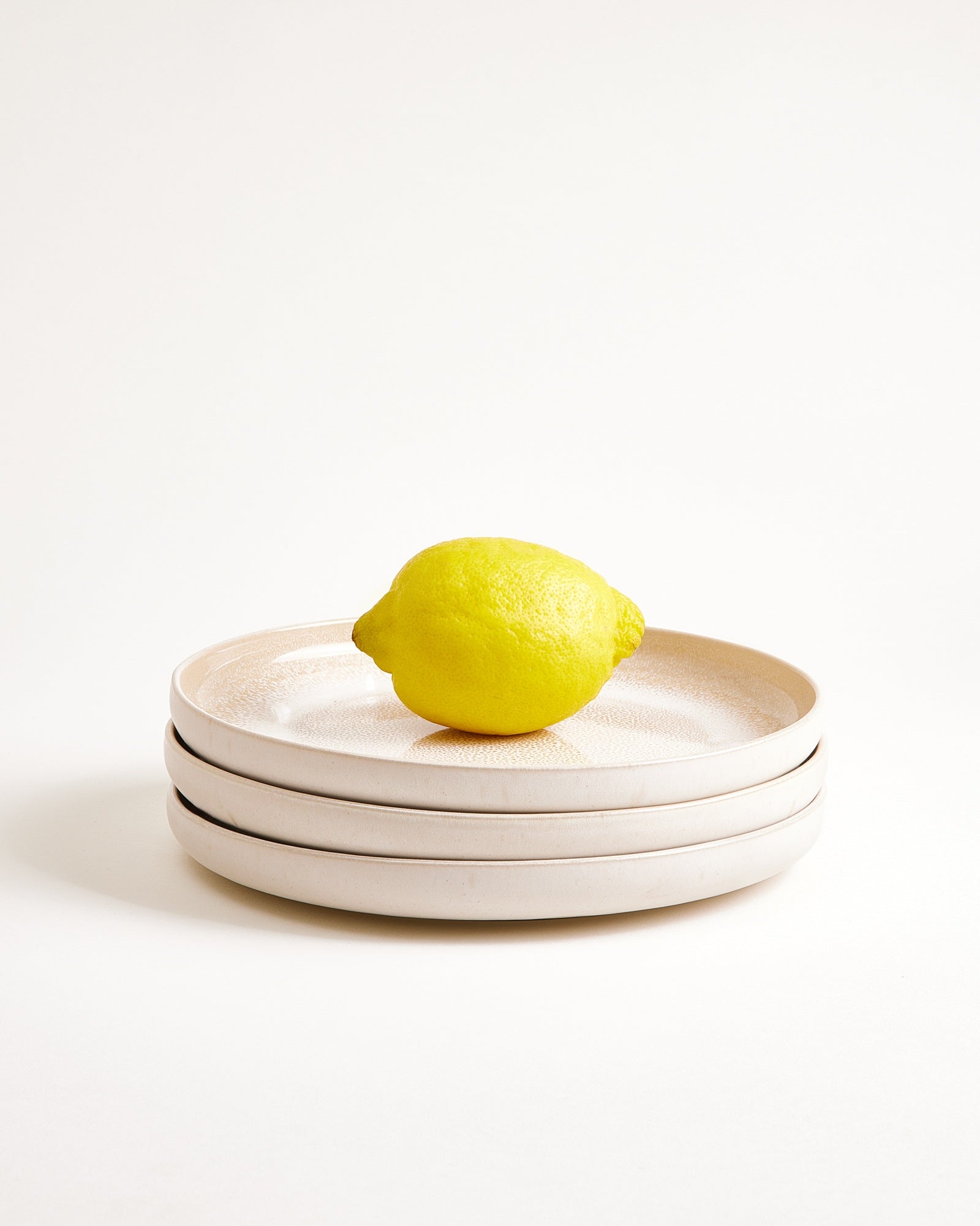 Lorosa Teller groß modern sand