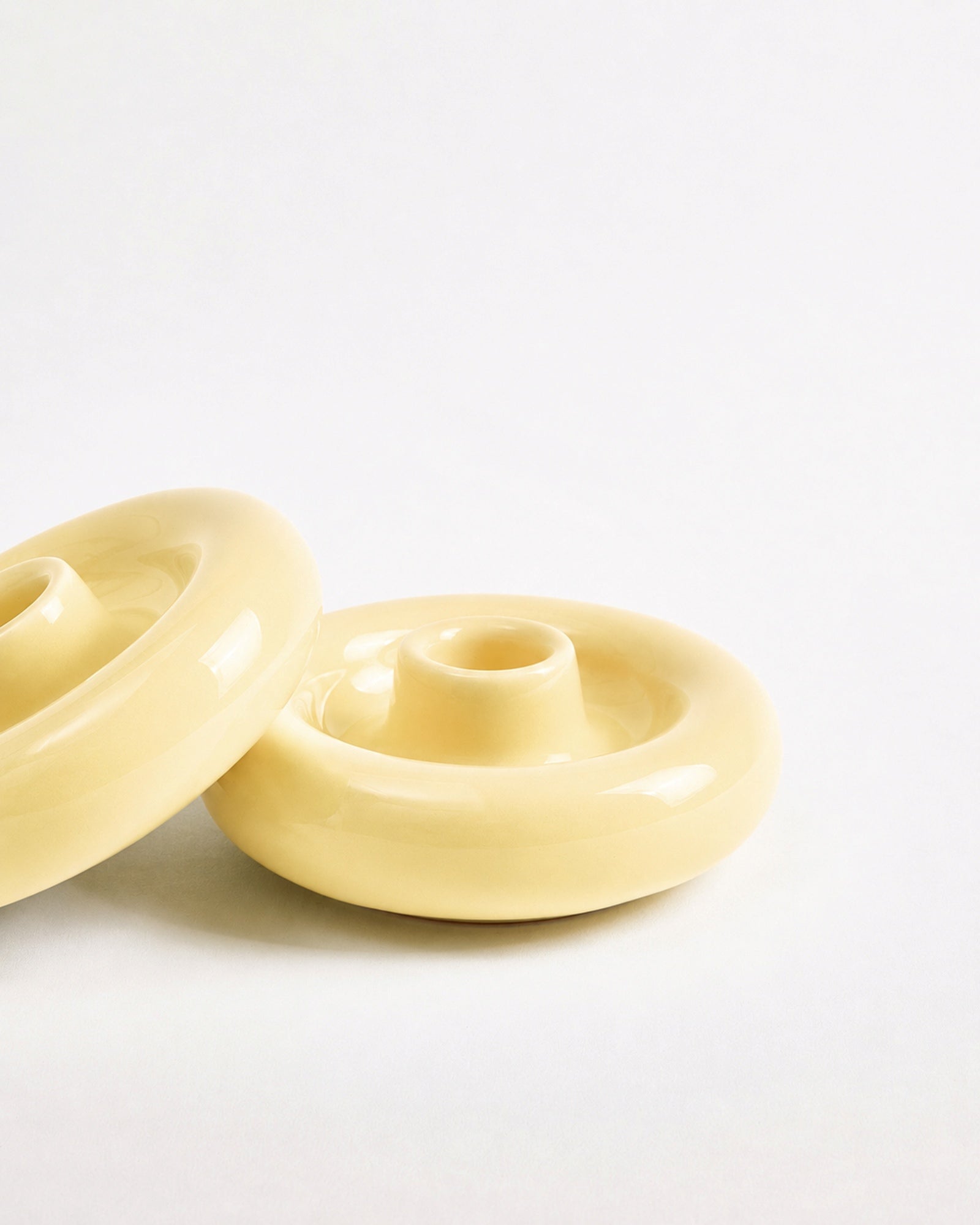 Seia - Large candlestick yellow
