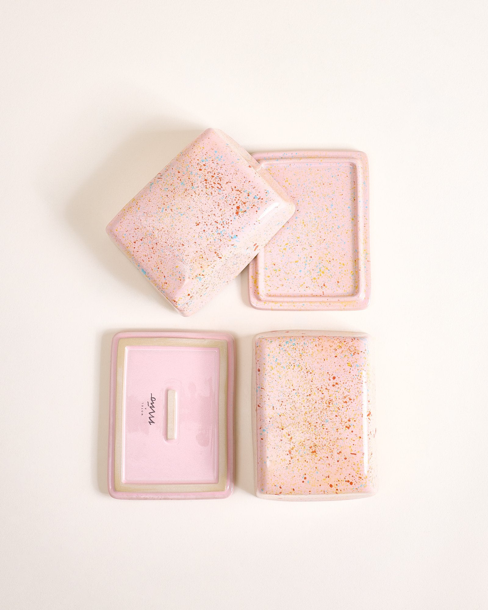 Alojamento botervloot roze gespikkeld