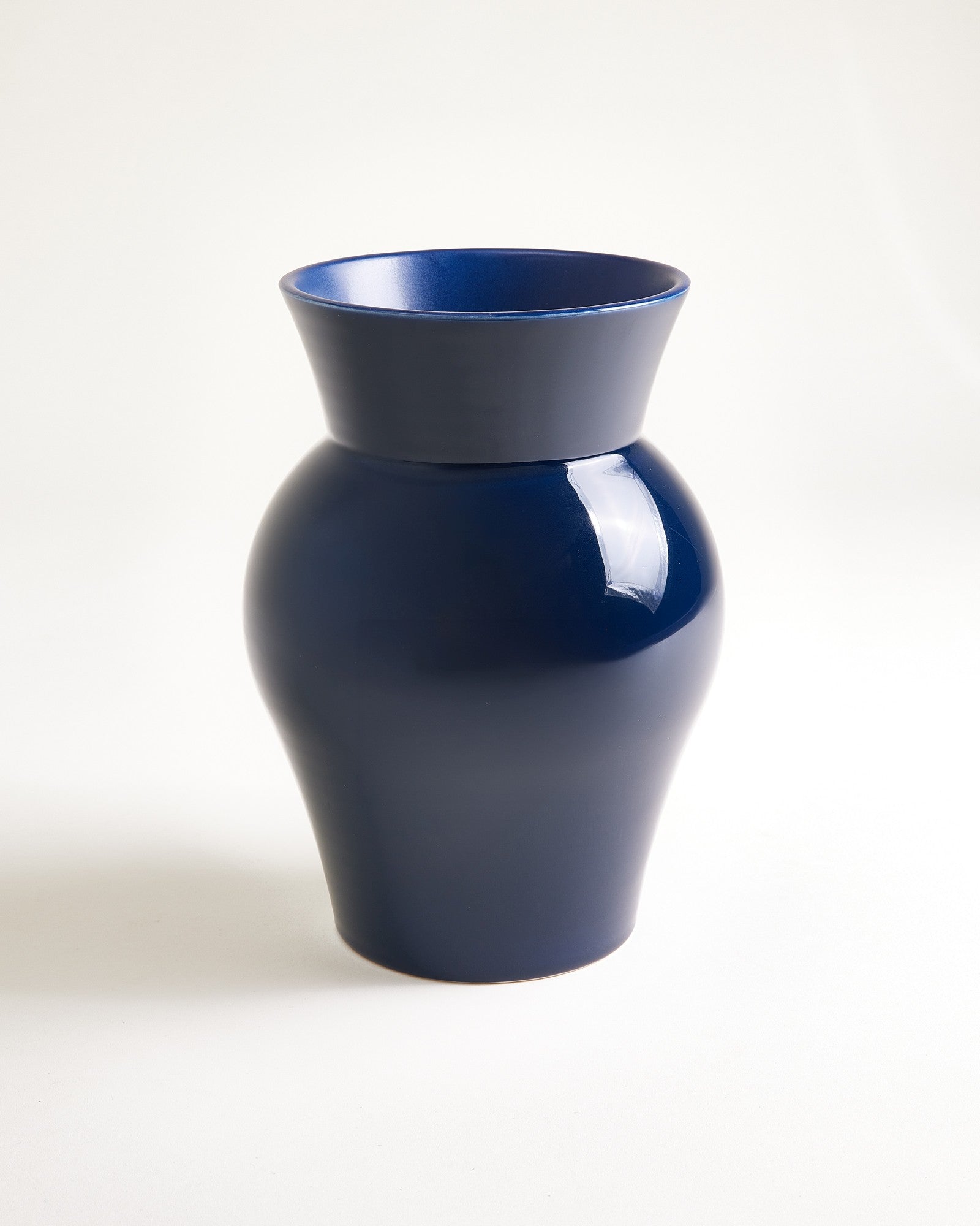 Alva Vase L dunkelblau