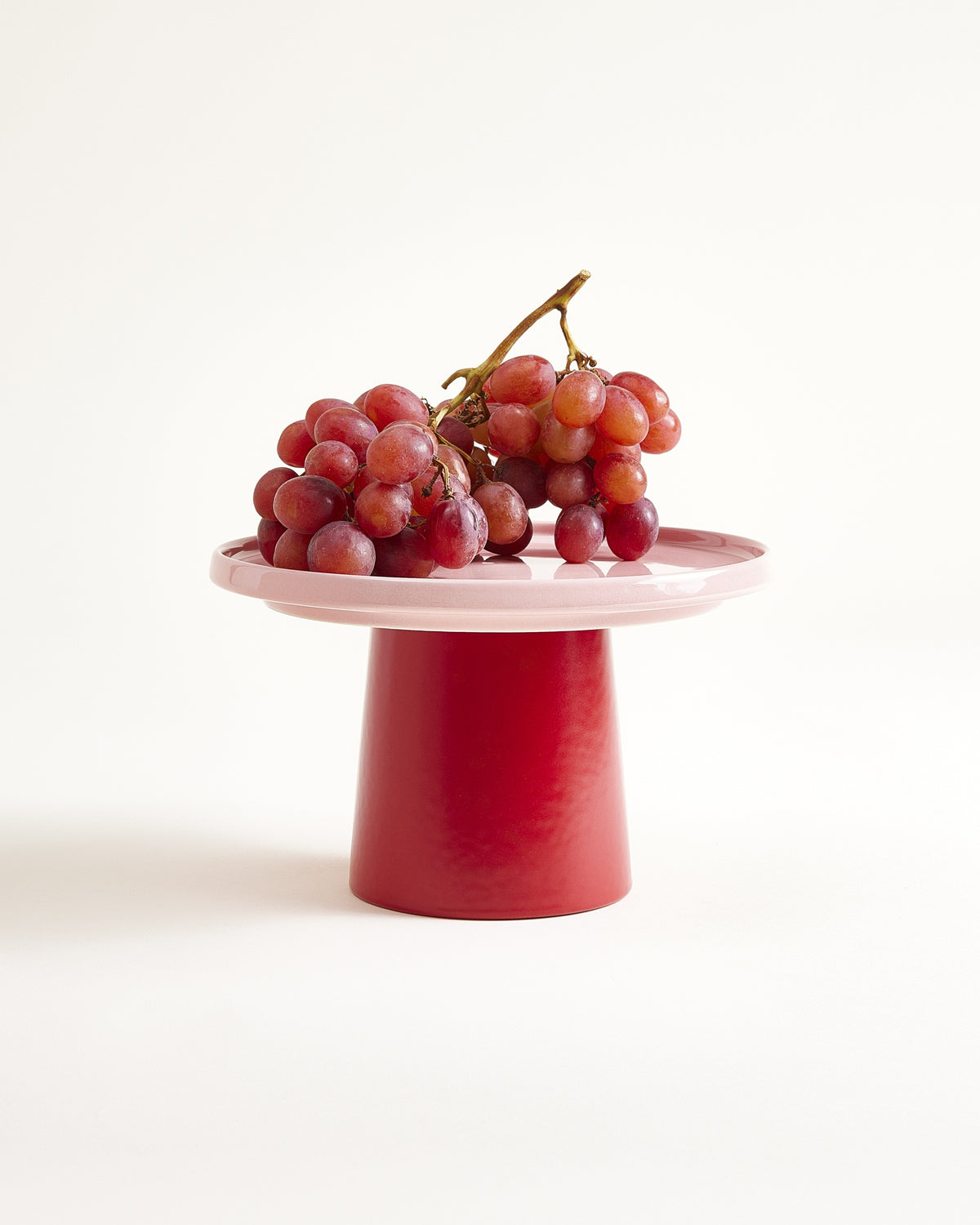 Alva Tortenplatte klein rosa rot