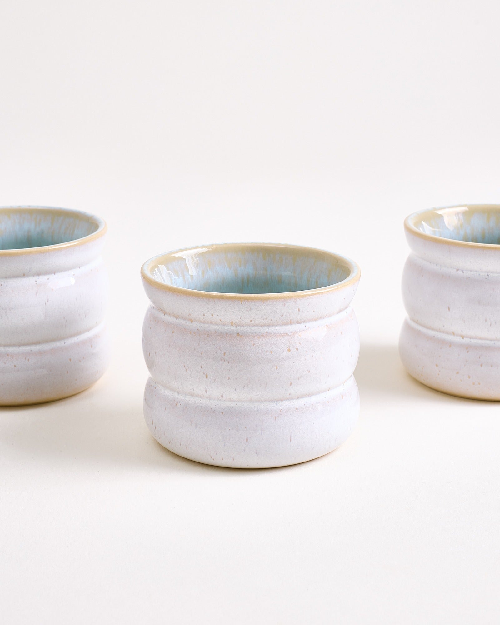 Areia Becher klein bubble azur 4er-Set