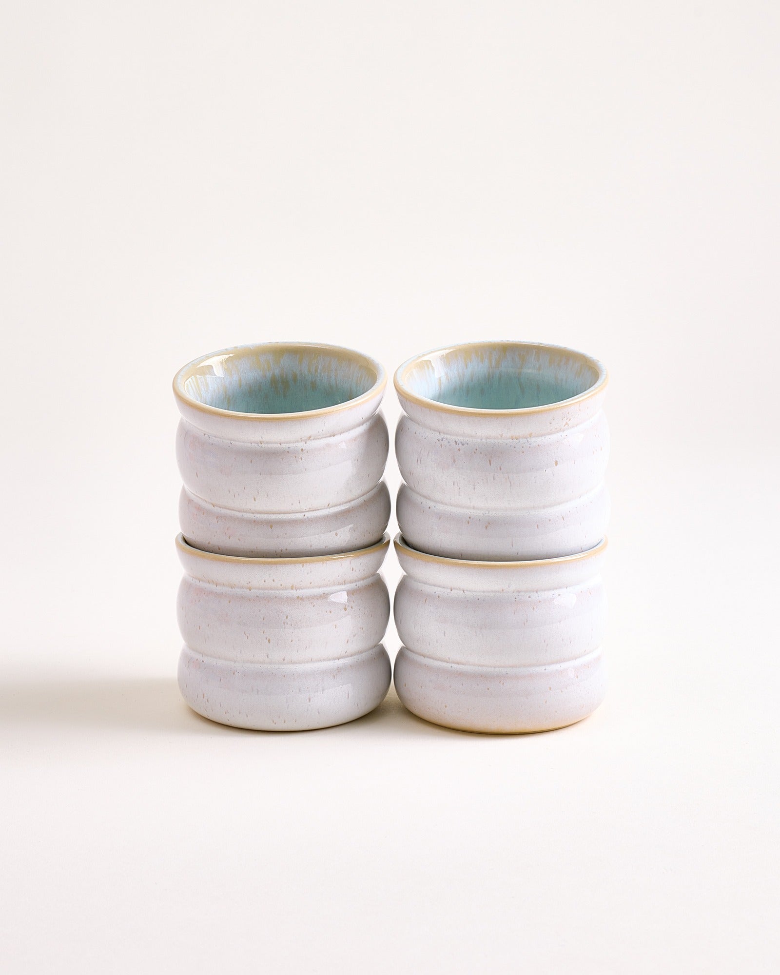 Areia Becher klein bubble azur 4er-Set