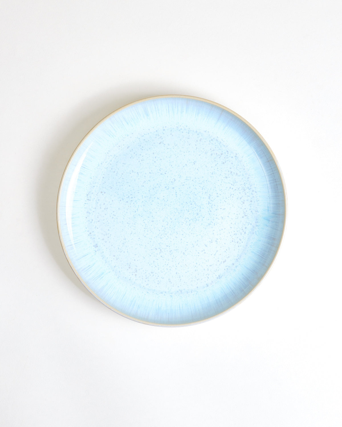 Areia - Large plate modern azure