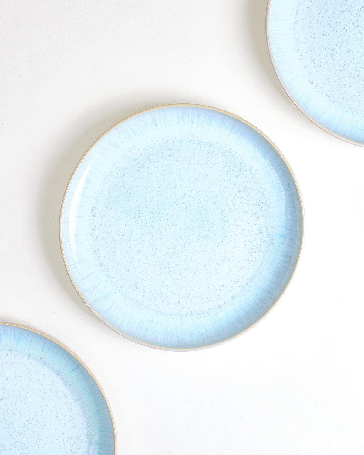 Areia - Large plate modern azure