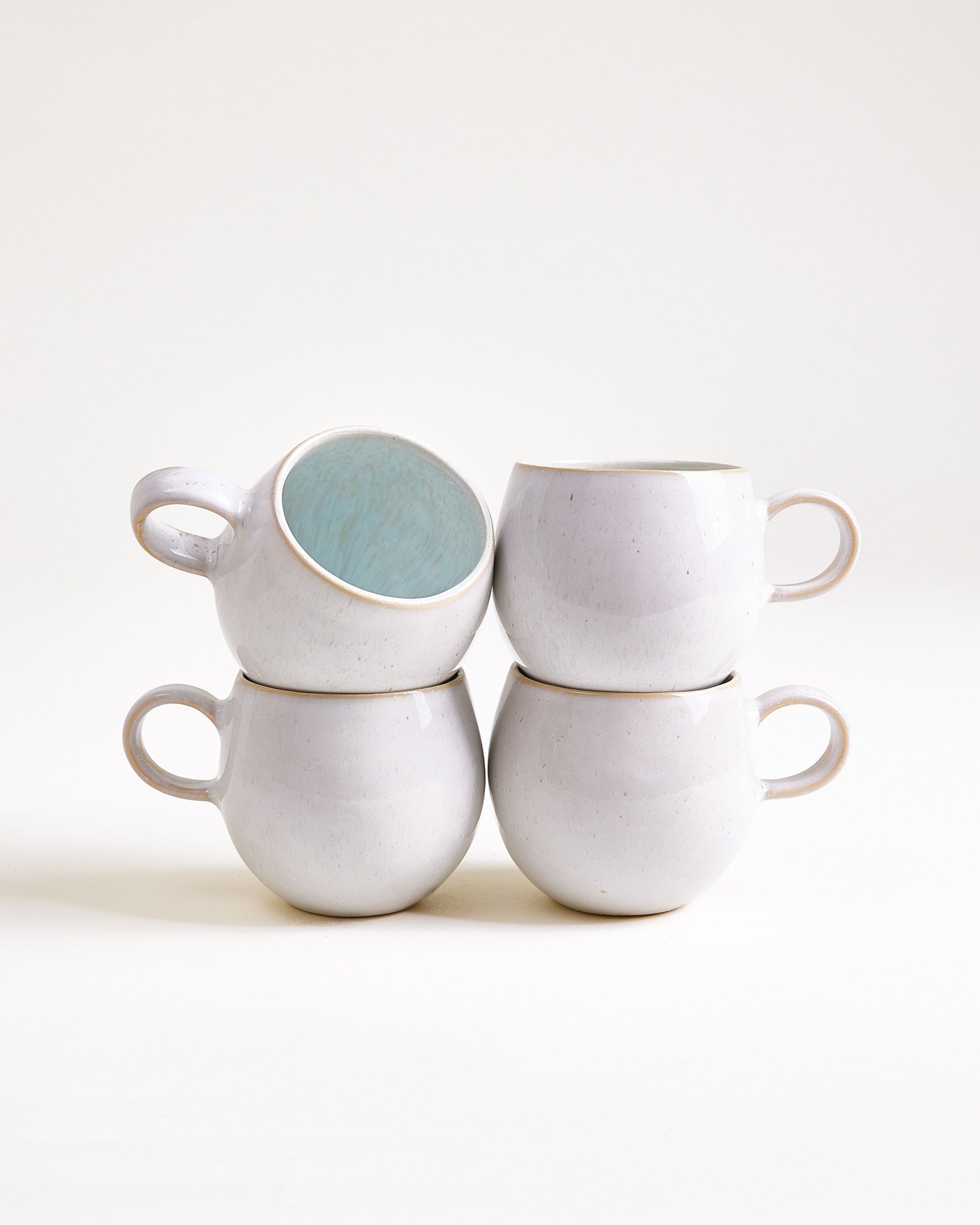 Areia - Set da 4 tazze piccole azzurro