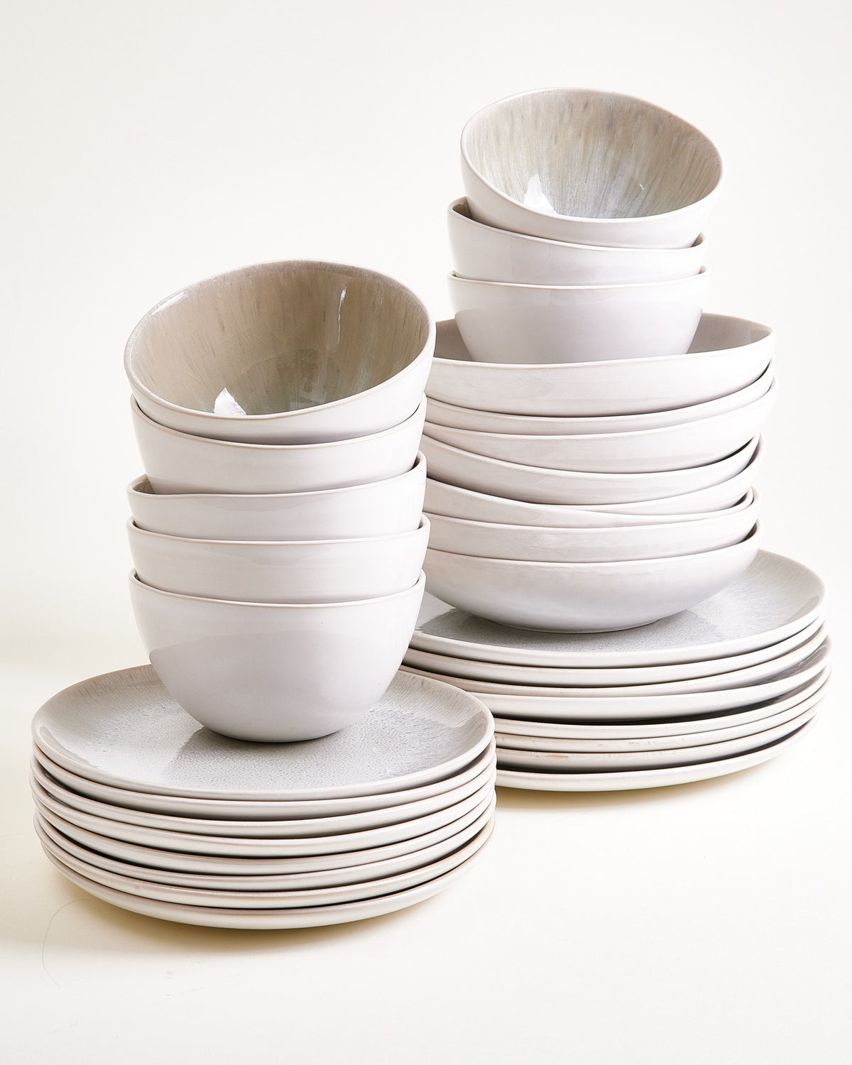 Areia Geschirr-Set classic grau 32-teilig