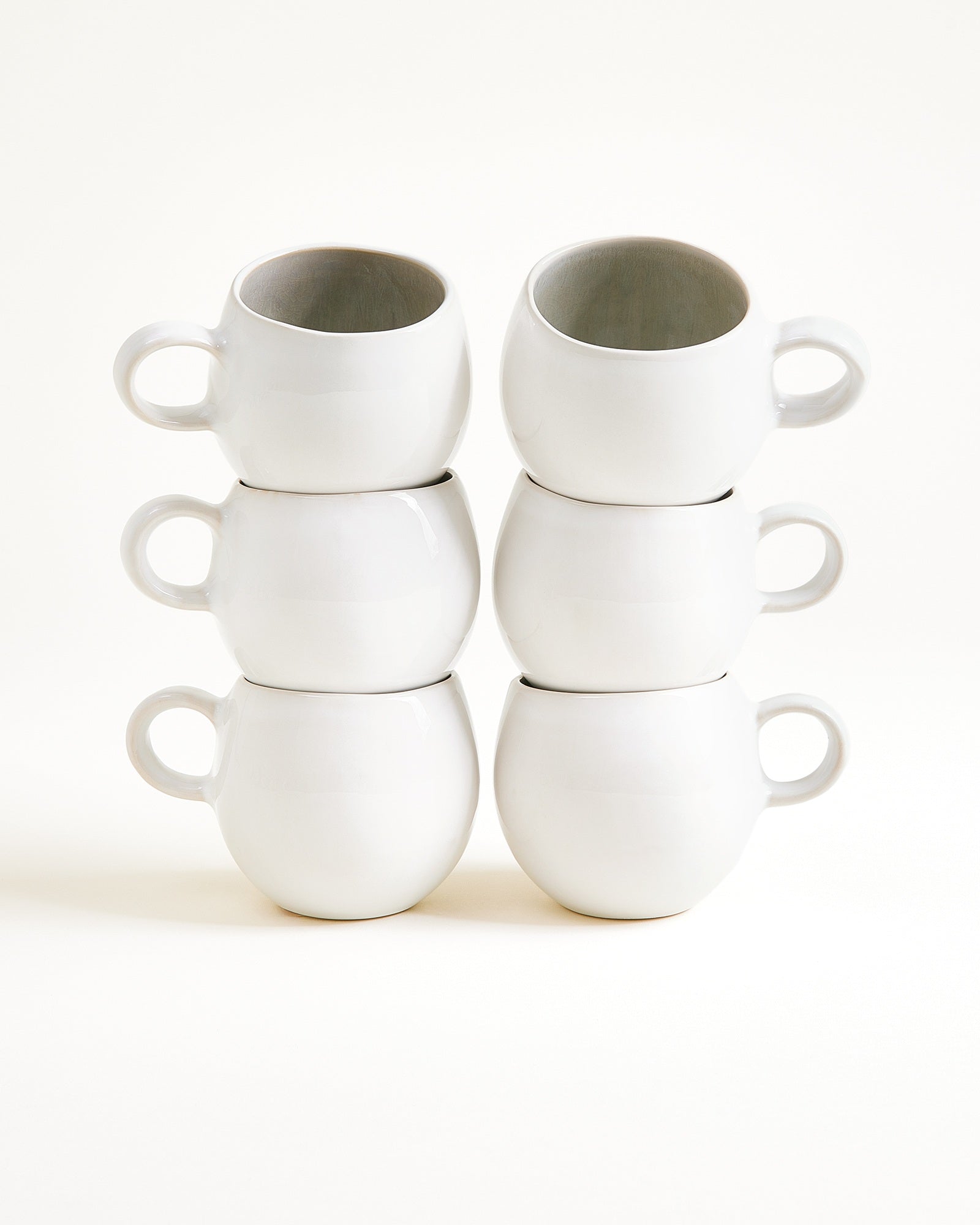 Areia - Set da 6 tazze piccole grigio