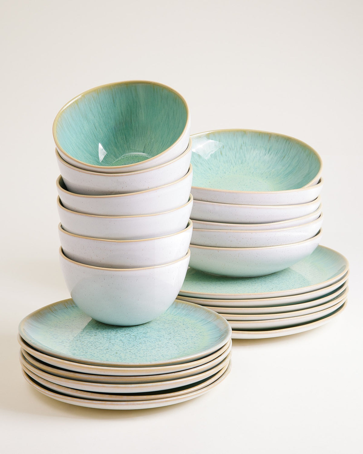 Areia Geschirr-Set classic mint 24-teilig