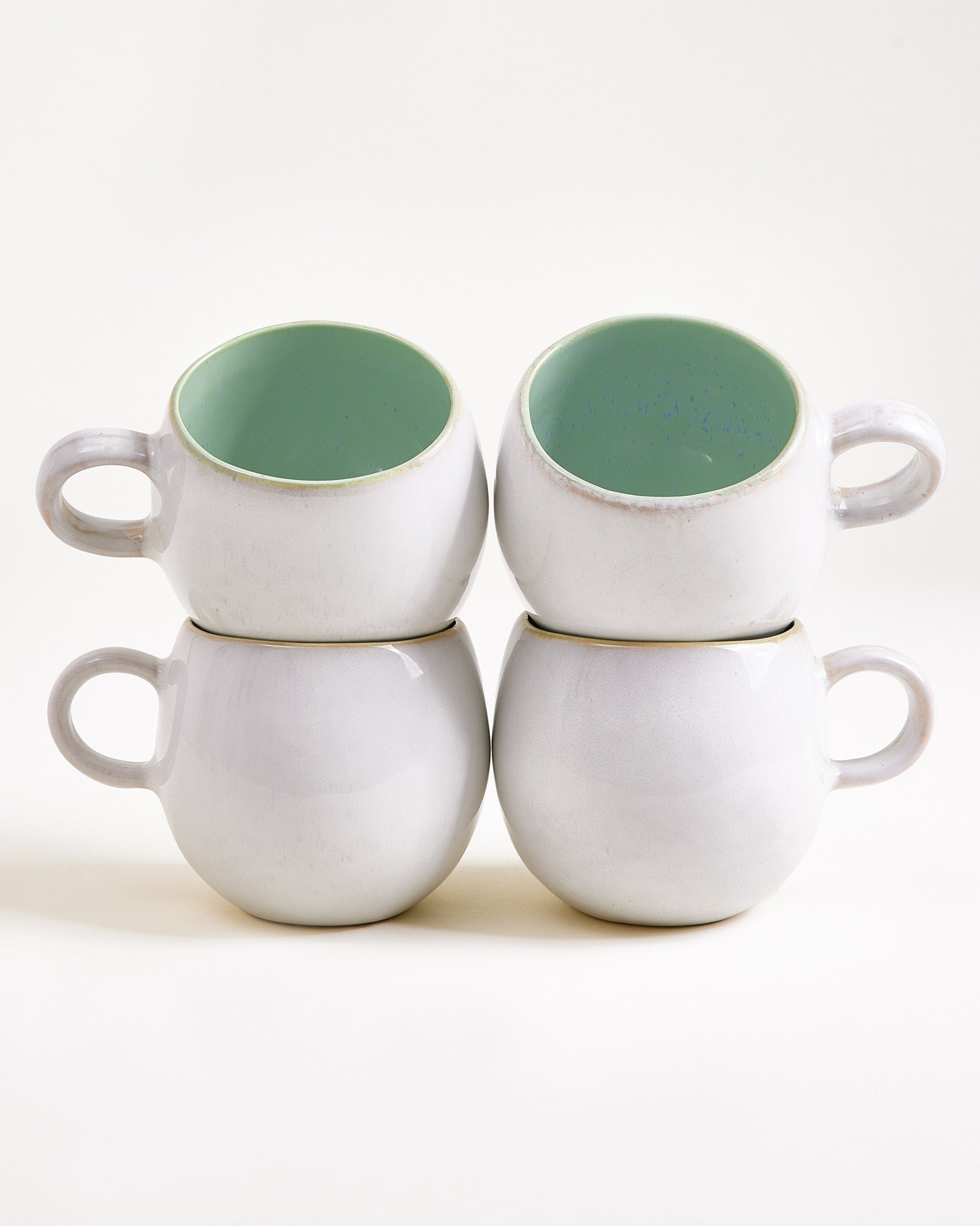 Areia - Set of 4 Mugs big mint