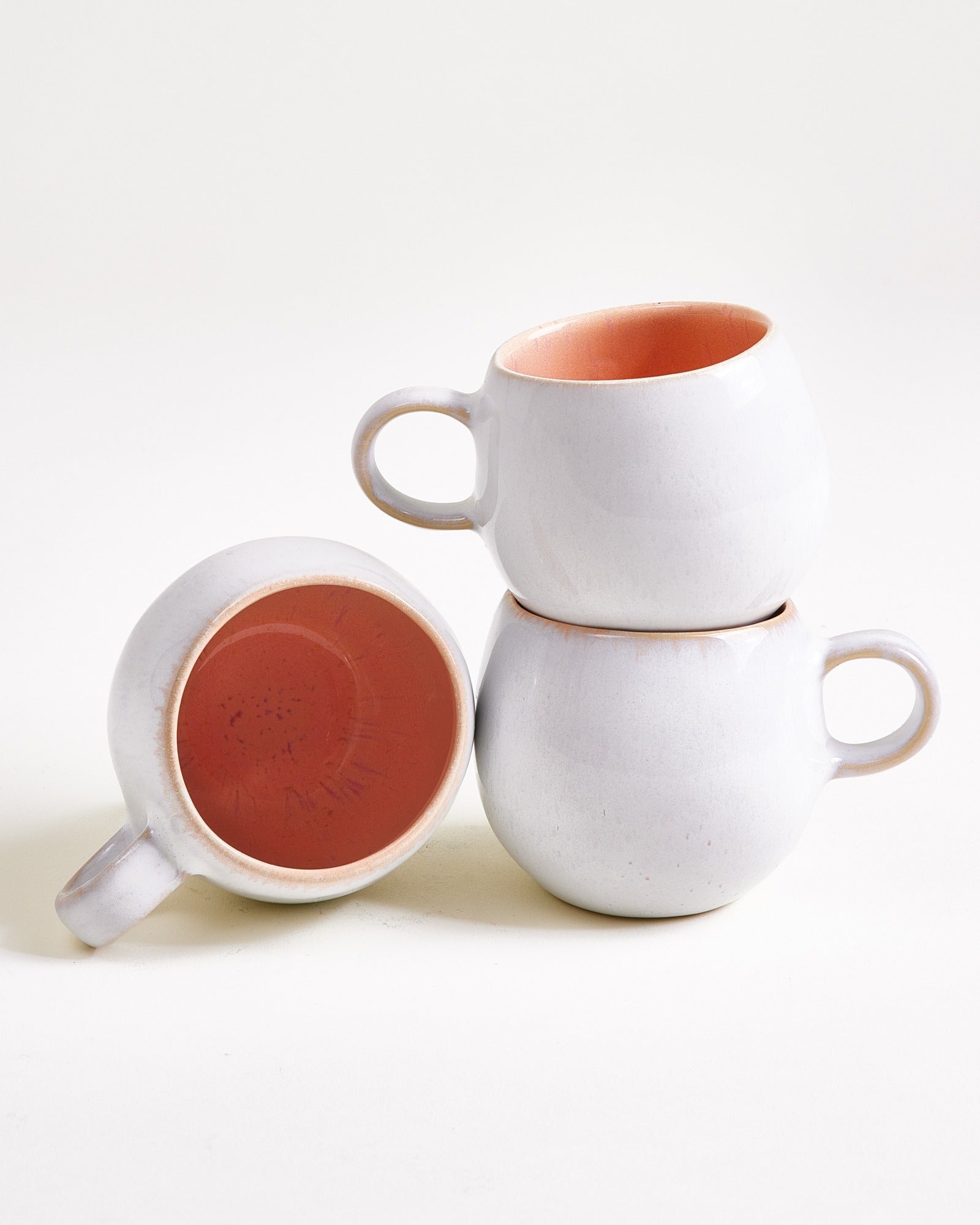 Areia - Tasse à café avec anse rose