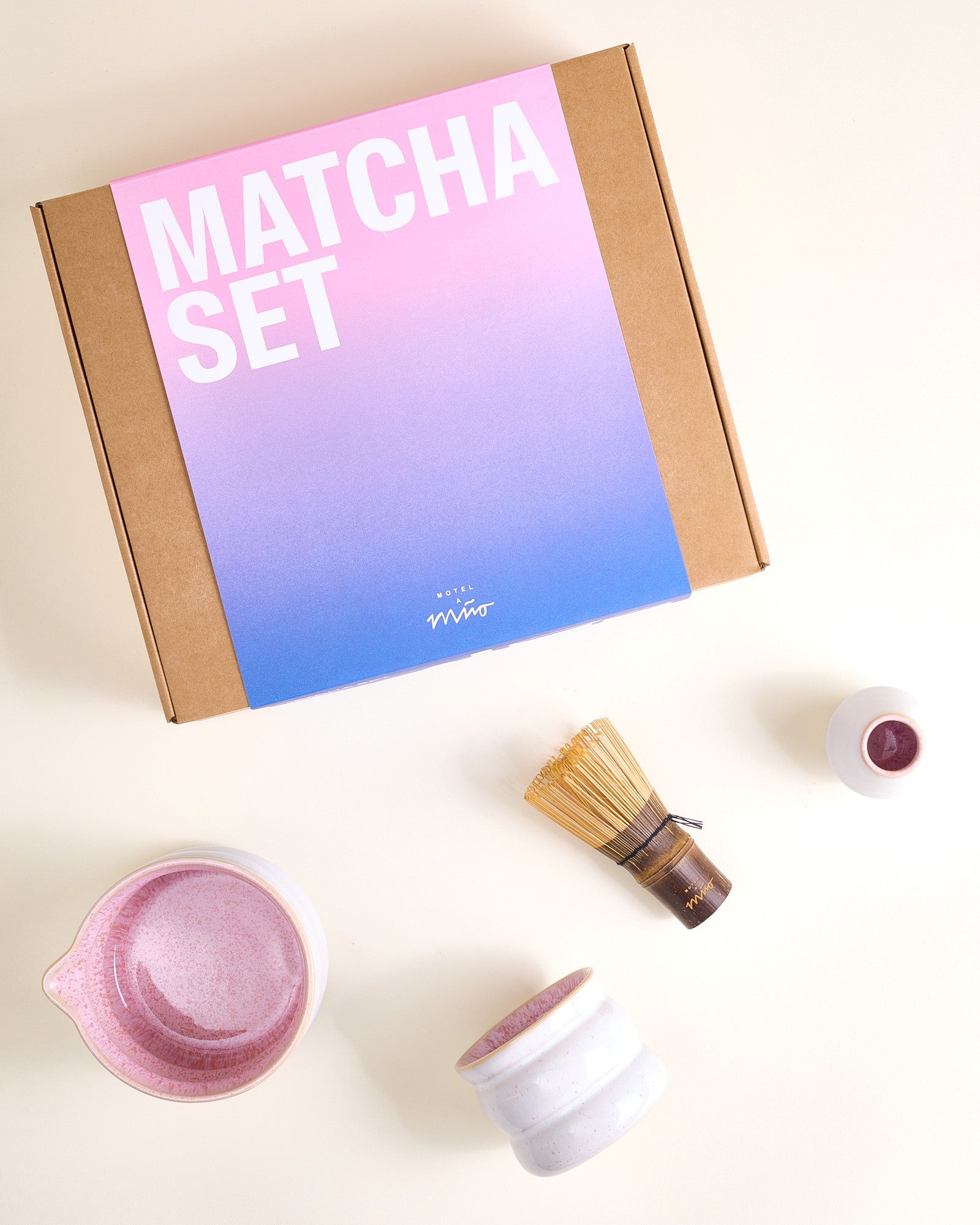 Areia - Matcha-set Bubble 4-delig rosé