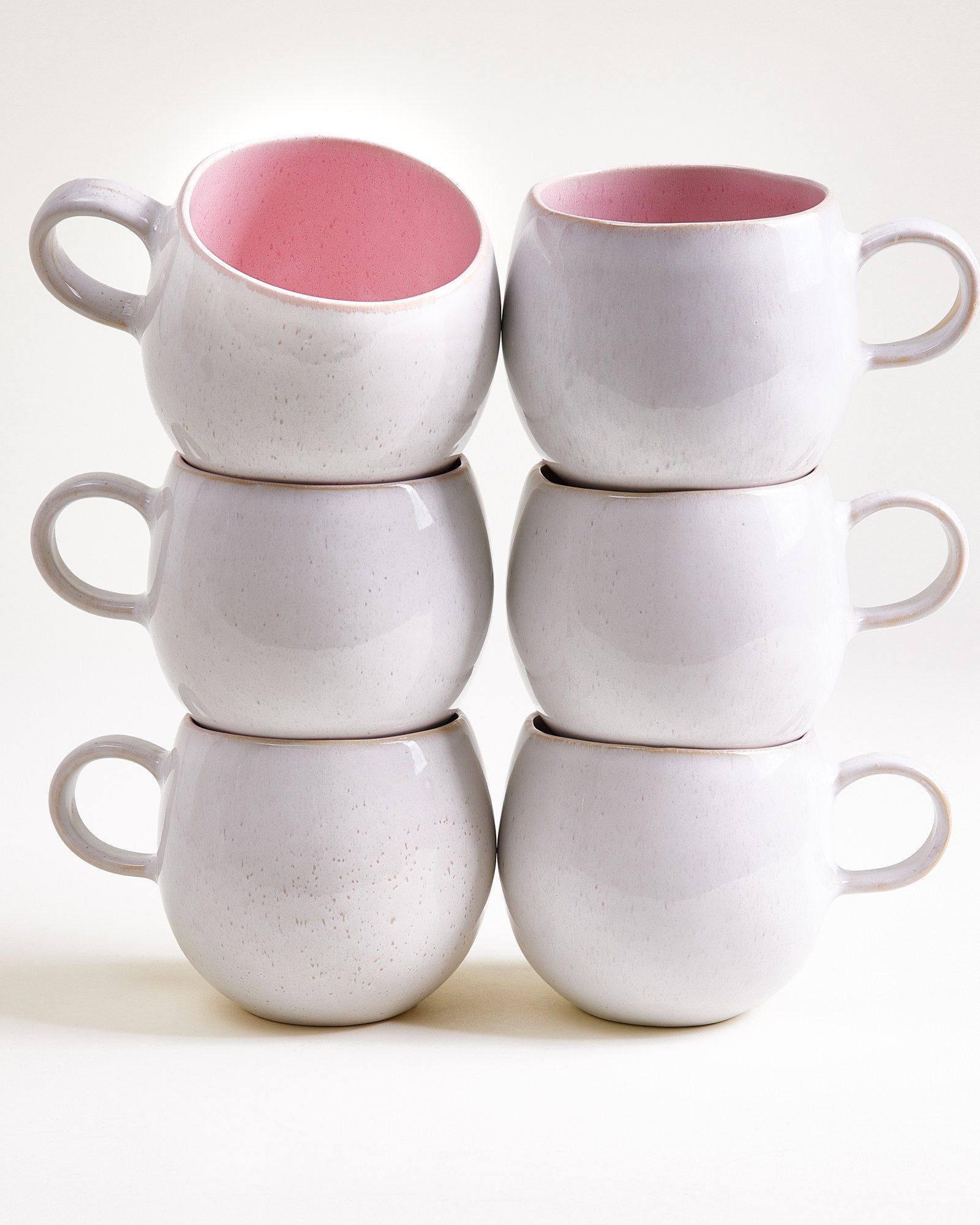 Areia - Set of 6 Mugs big rose