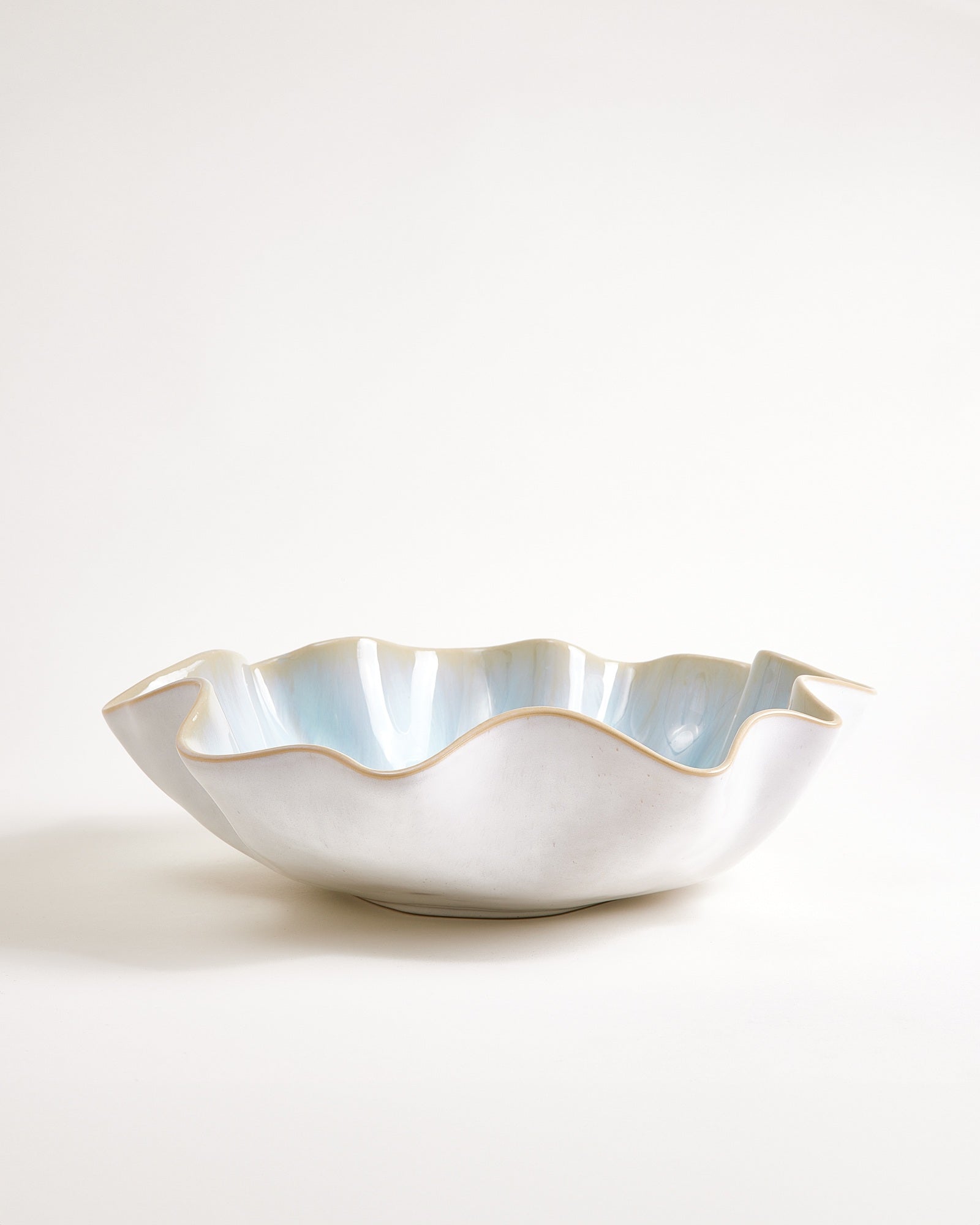 Areia Servierschale groß shell azur