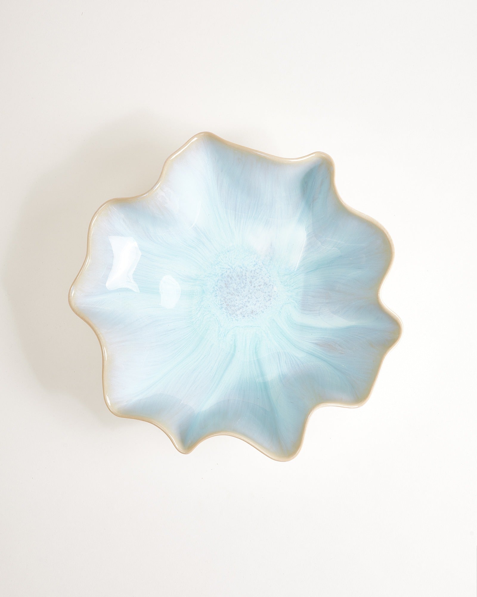 Areia Servierschale groß shell azur