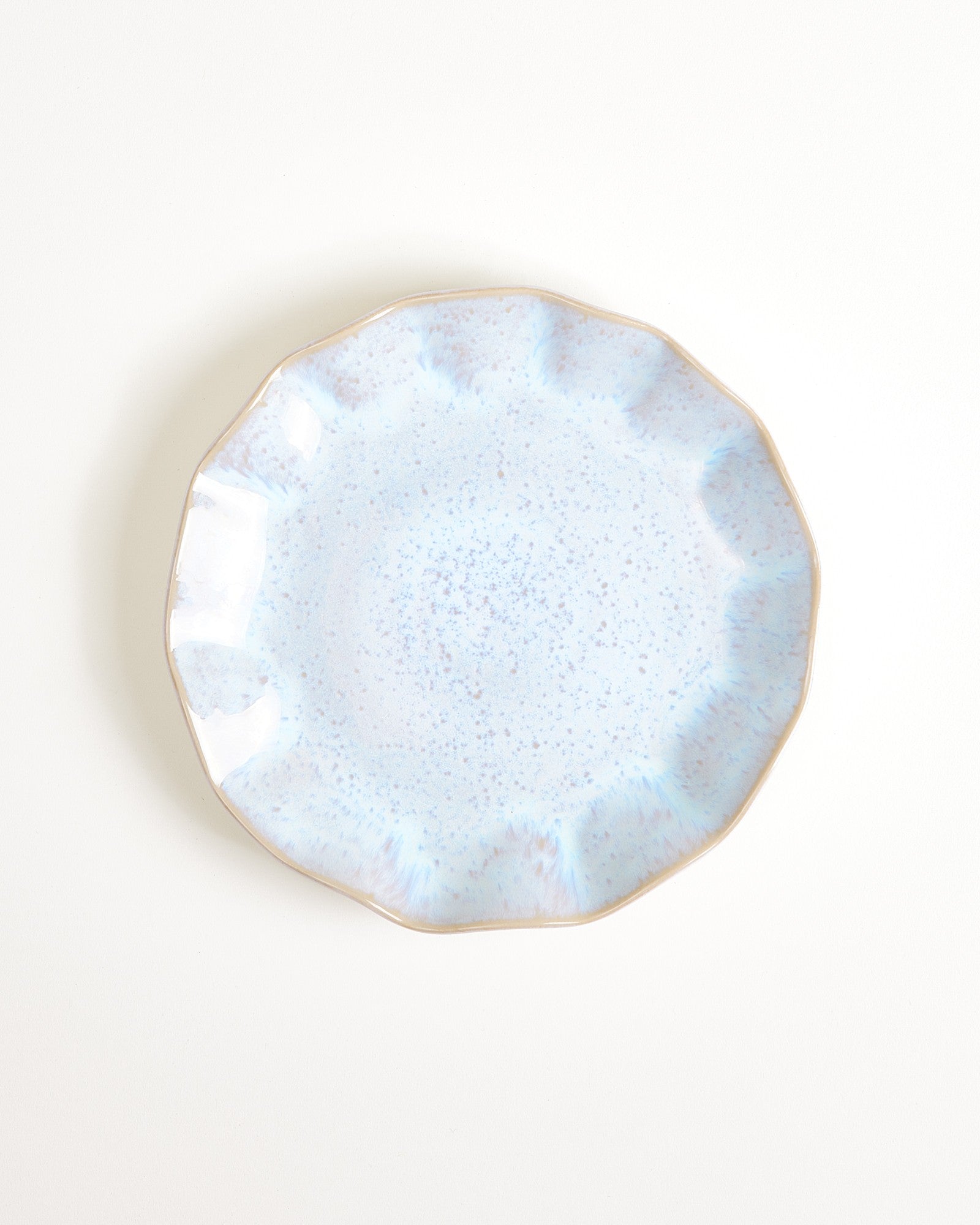 Areia - Petite assiette shell azur