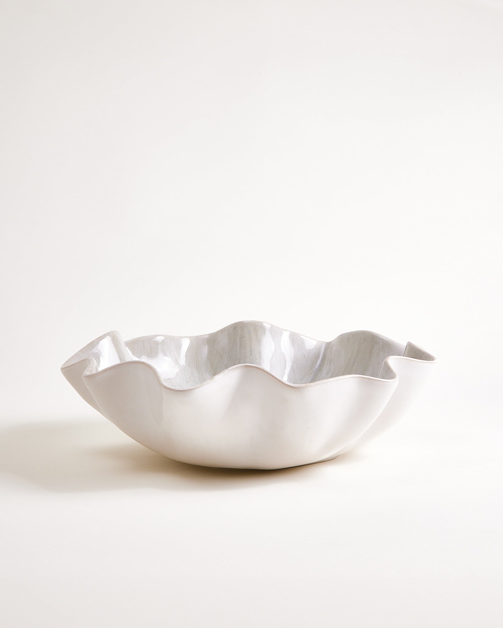 Areia Shell - Servingbowl grey