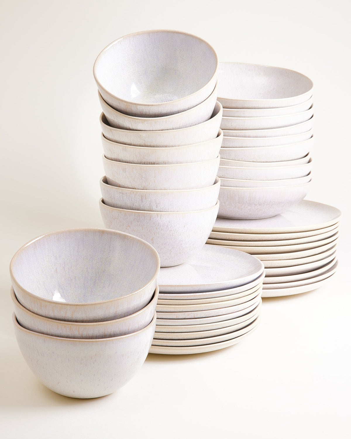 Areia Geschirr-Set classic weiß 40-teilig