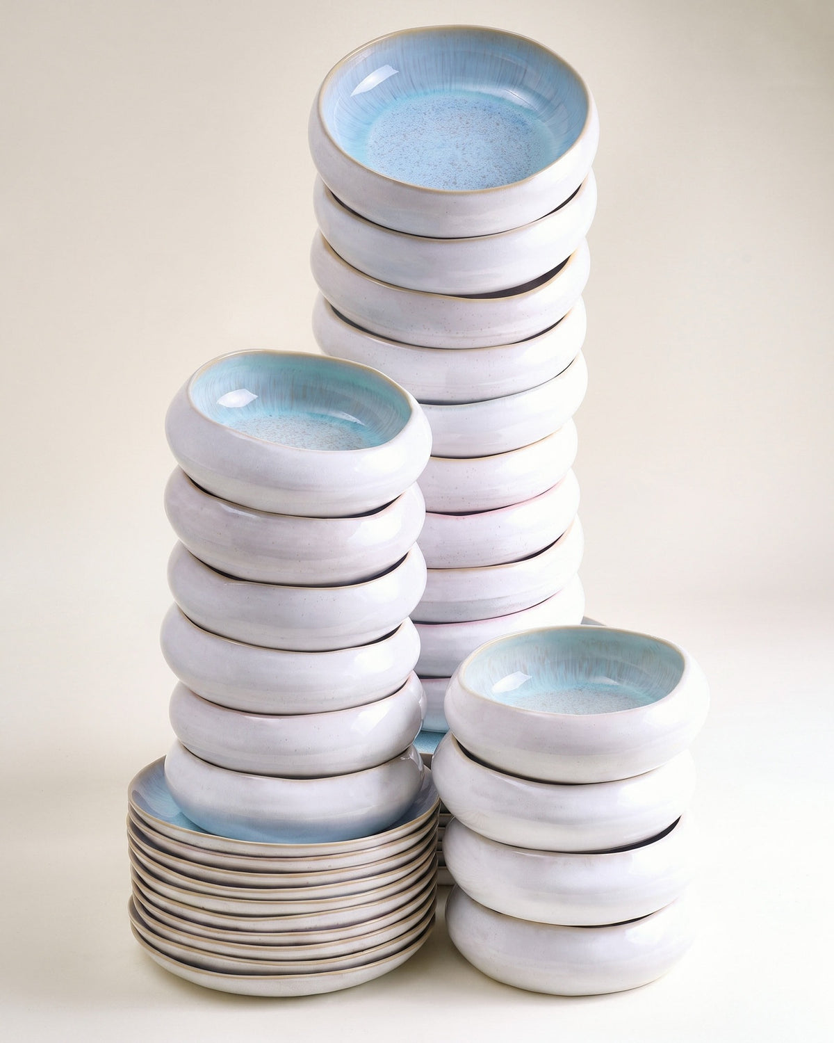 MaM x aripastaclub - Tableware set organic azure 40 pieces