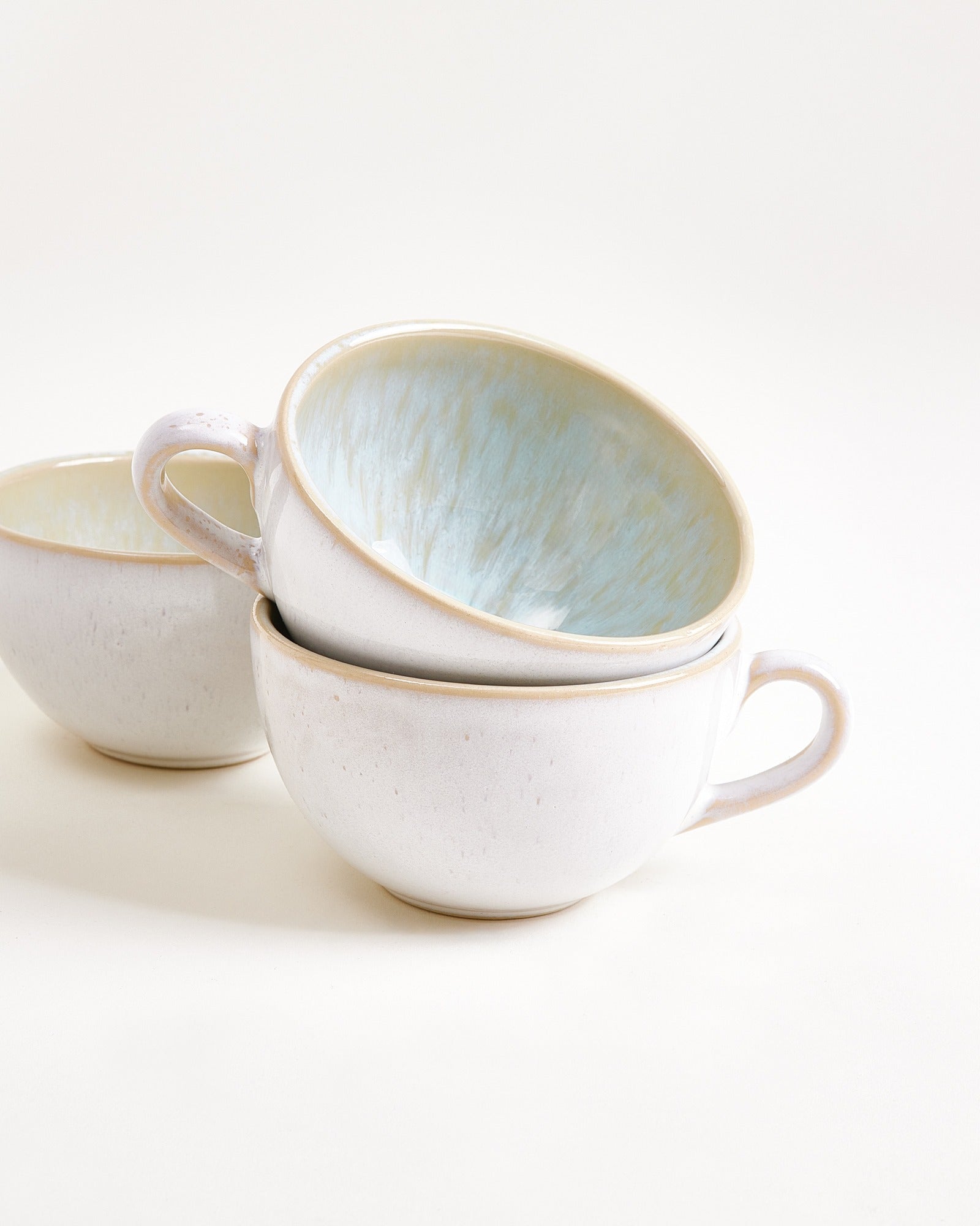 Areia Cappuccinokopje klassiek azuurblauw