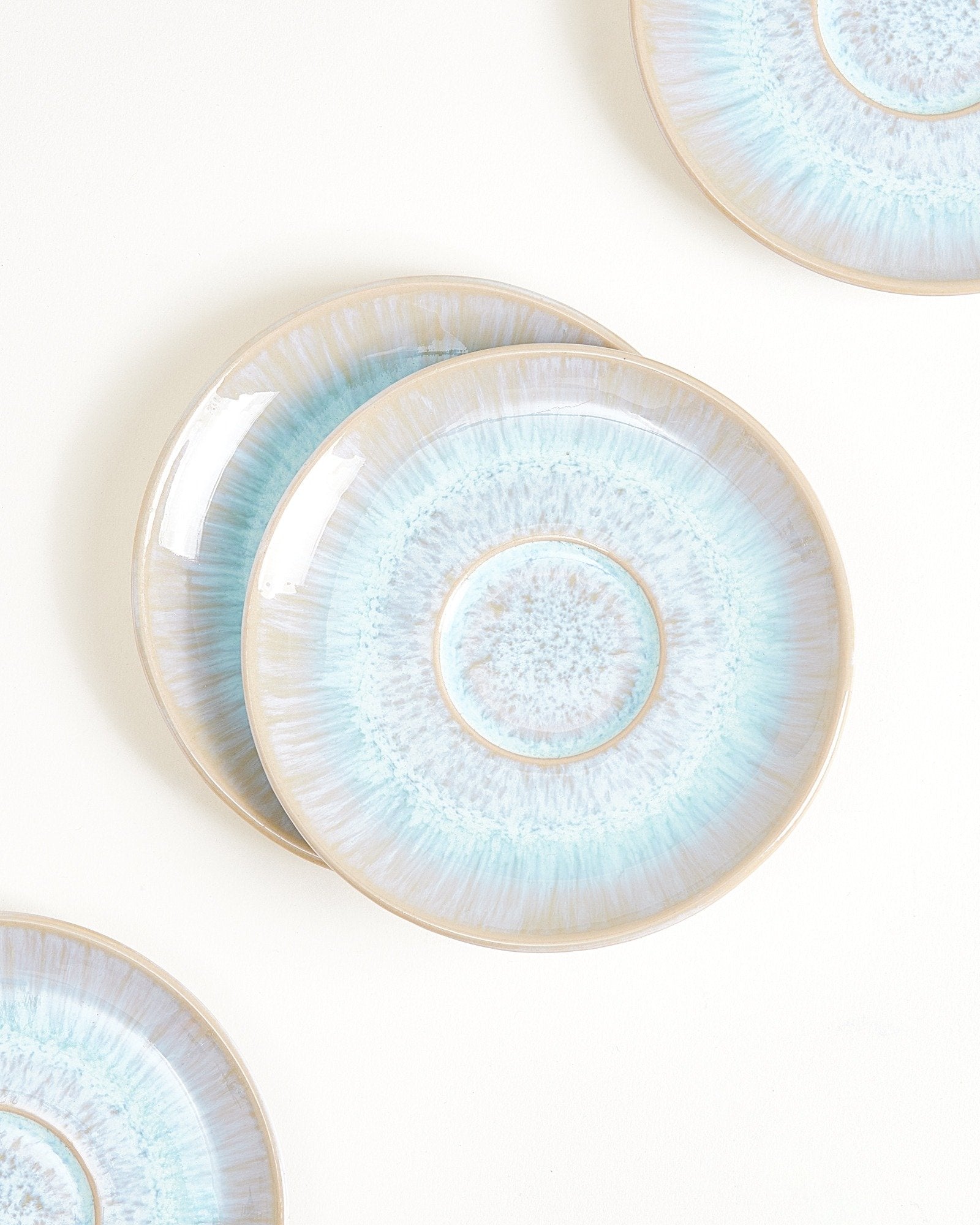 Areia schotel klein klassiek azuurblauw