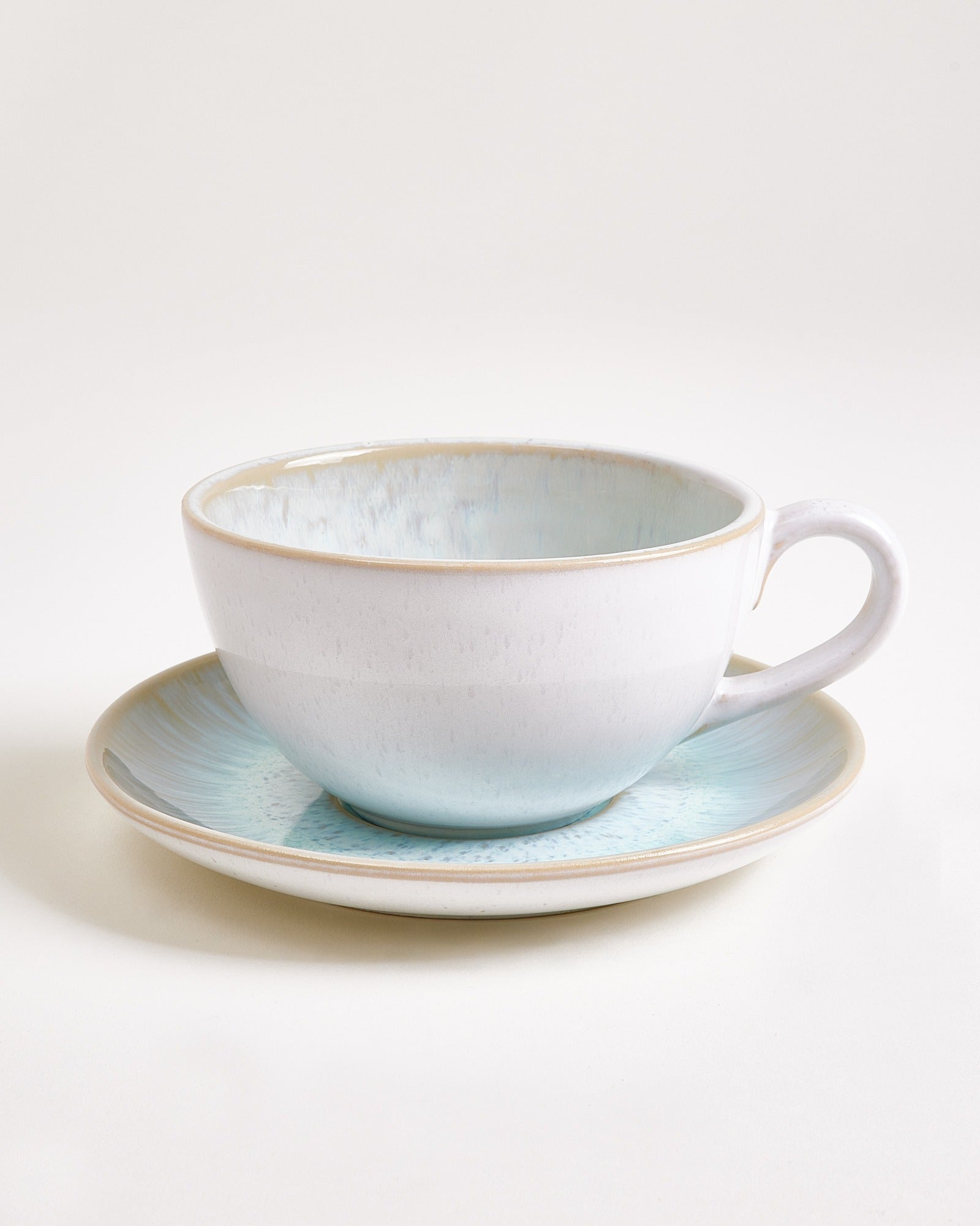 Areia Teetasse & Untertasse groß classic azur