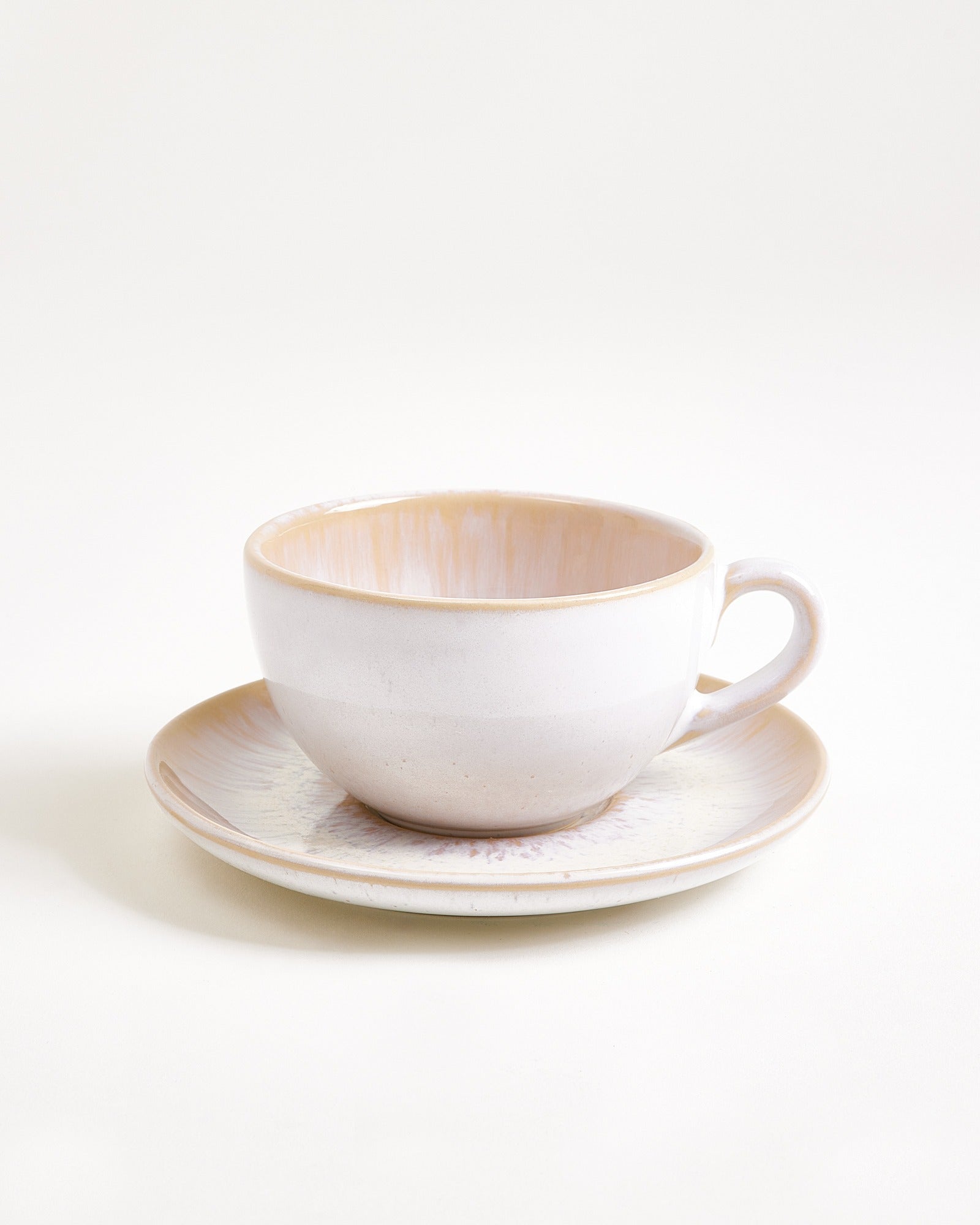 Areia Cappuccinotasse & Untertasse klein classic sand