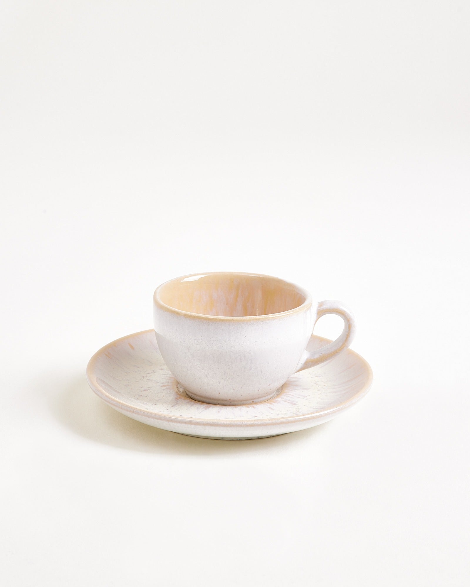 Areia Espressokop & Espressoschotel classic zand