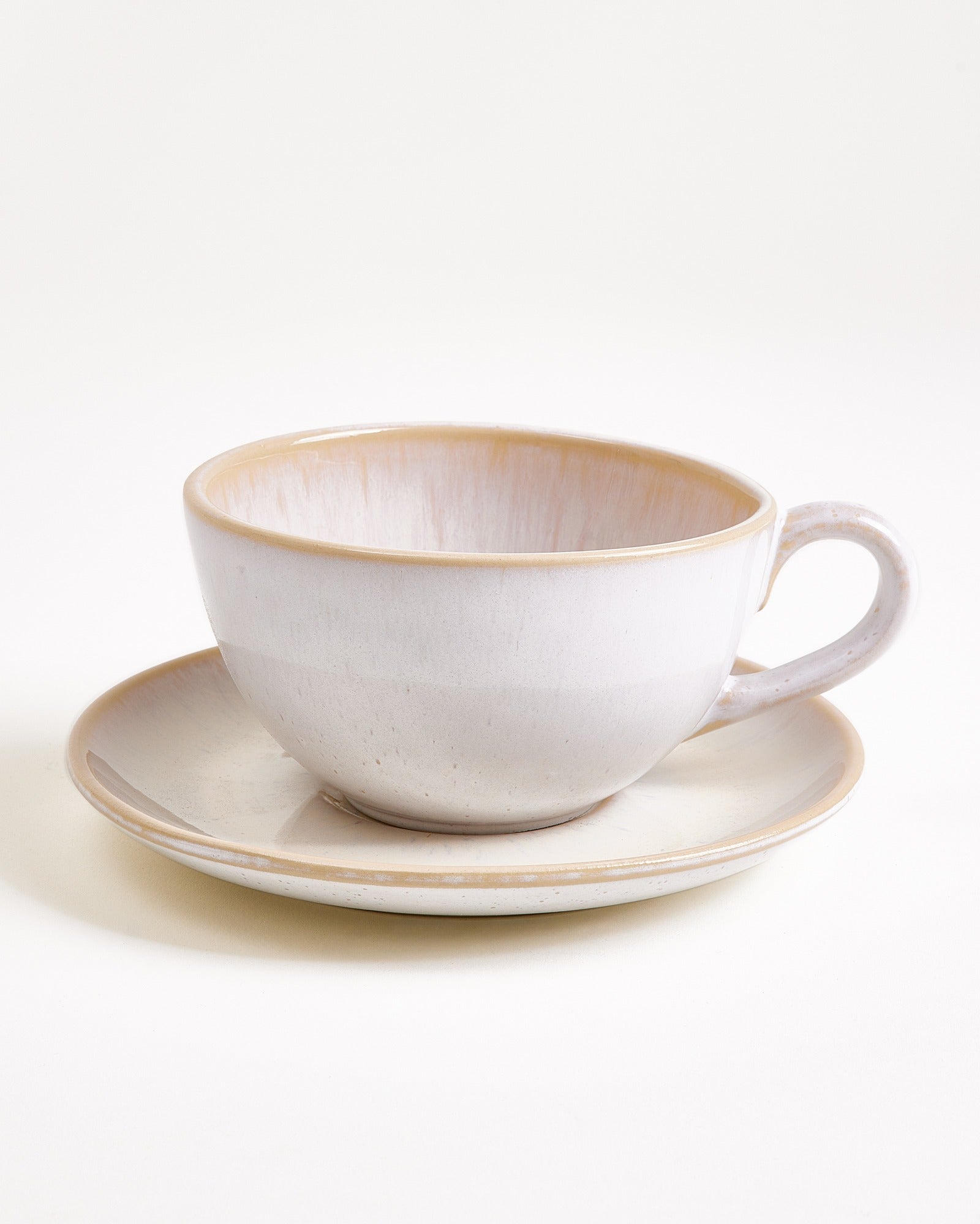 Areia Theekop & Grote Schotel classic zand