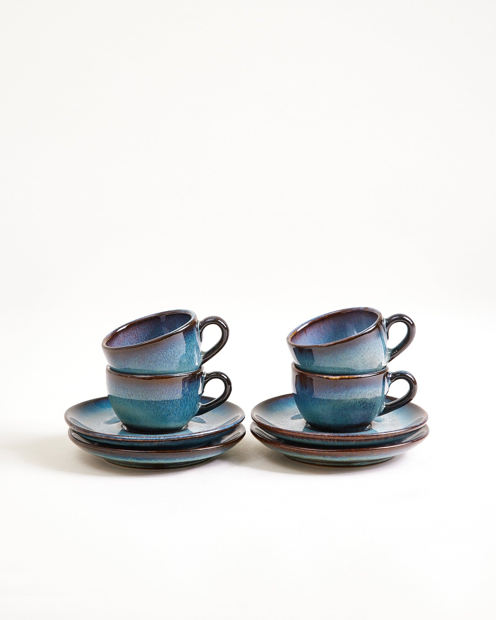 Madeira 4-delige Set Espressokop & Espressoschotel classic