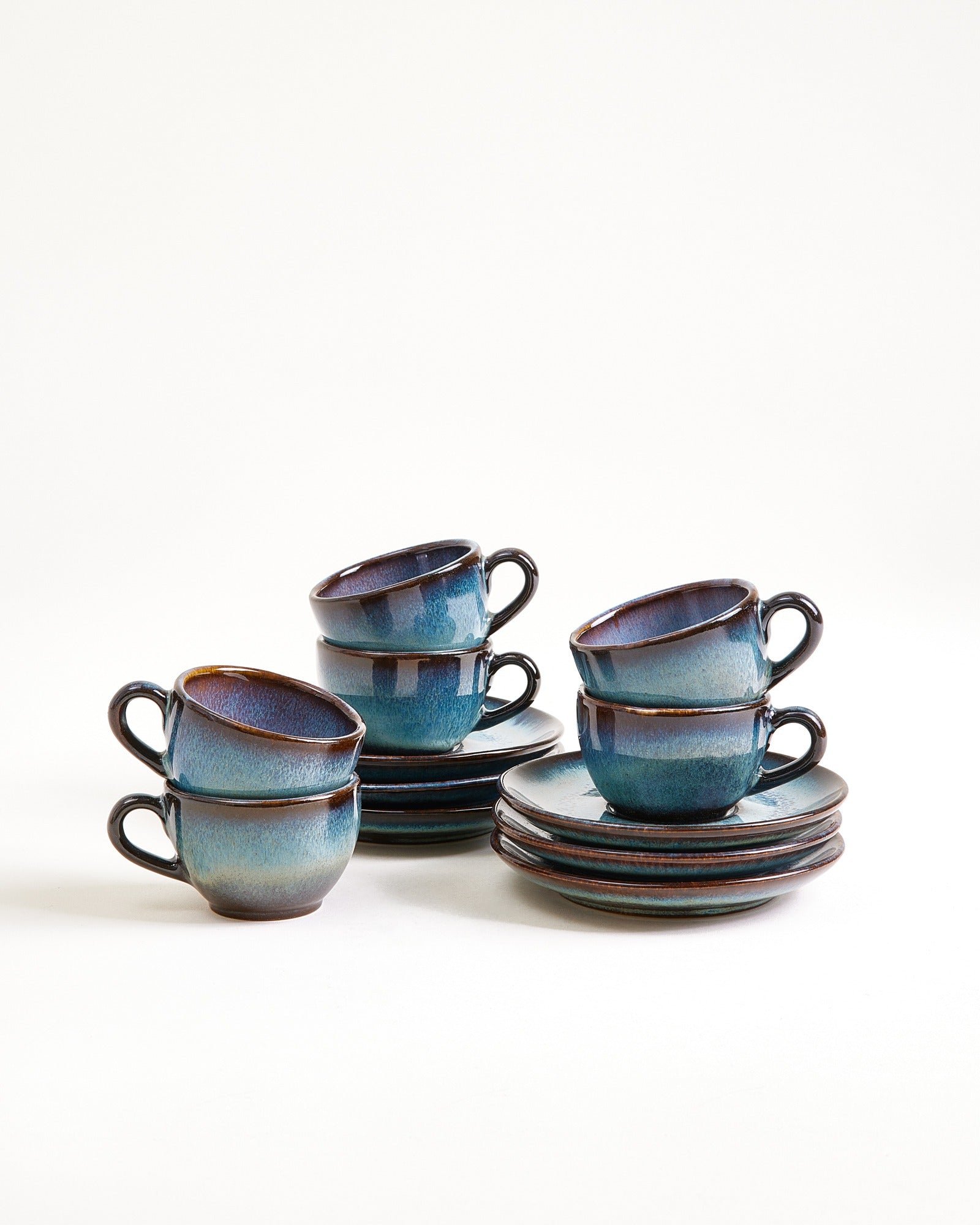 Madeira 6-delige Set Espressokop & Espressoschotel classic