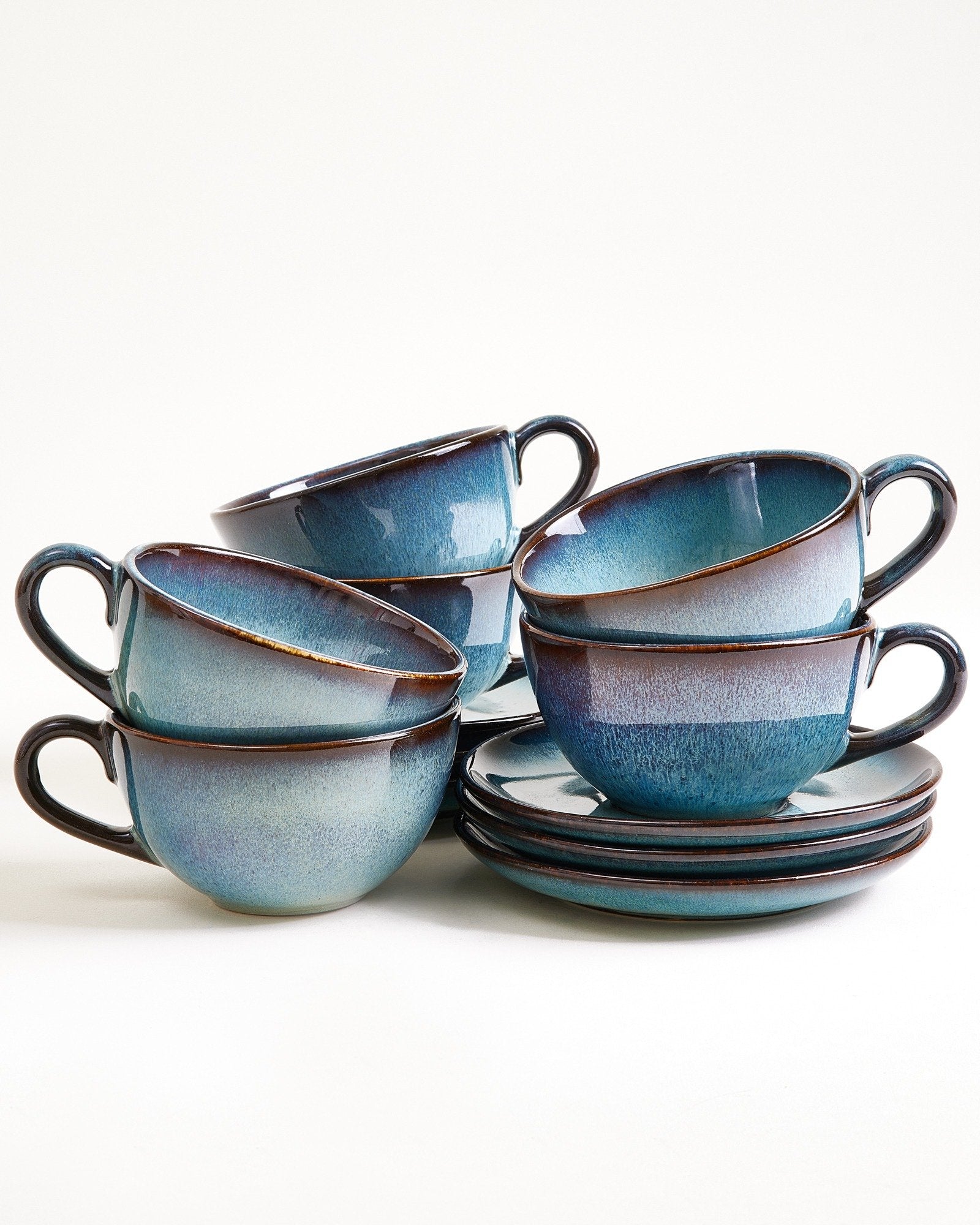 Madeira 6-delige Set Theekop & Grote Schotel classic