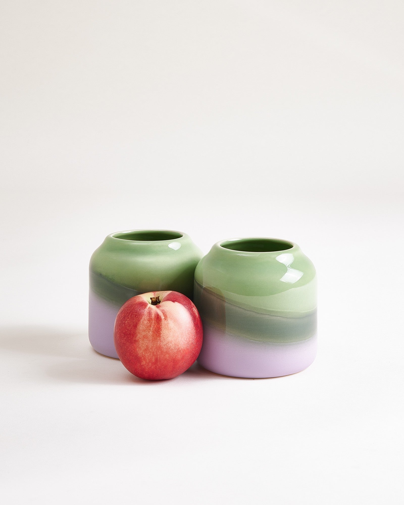 Bebé Vase S grün dunkelgrün lila