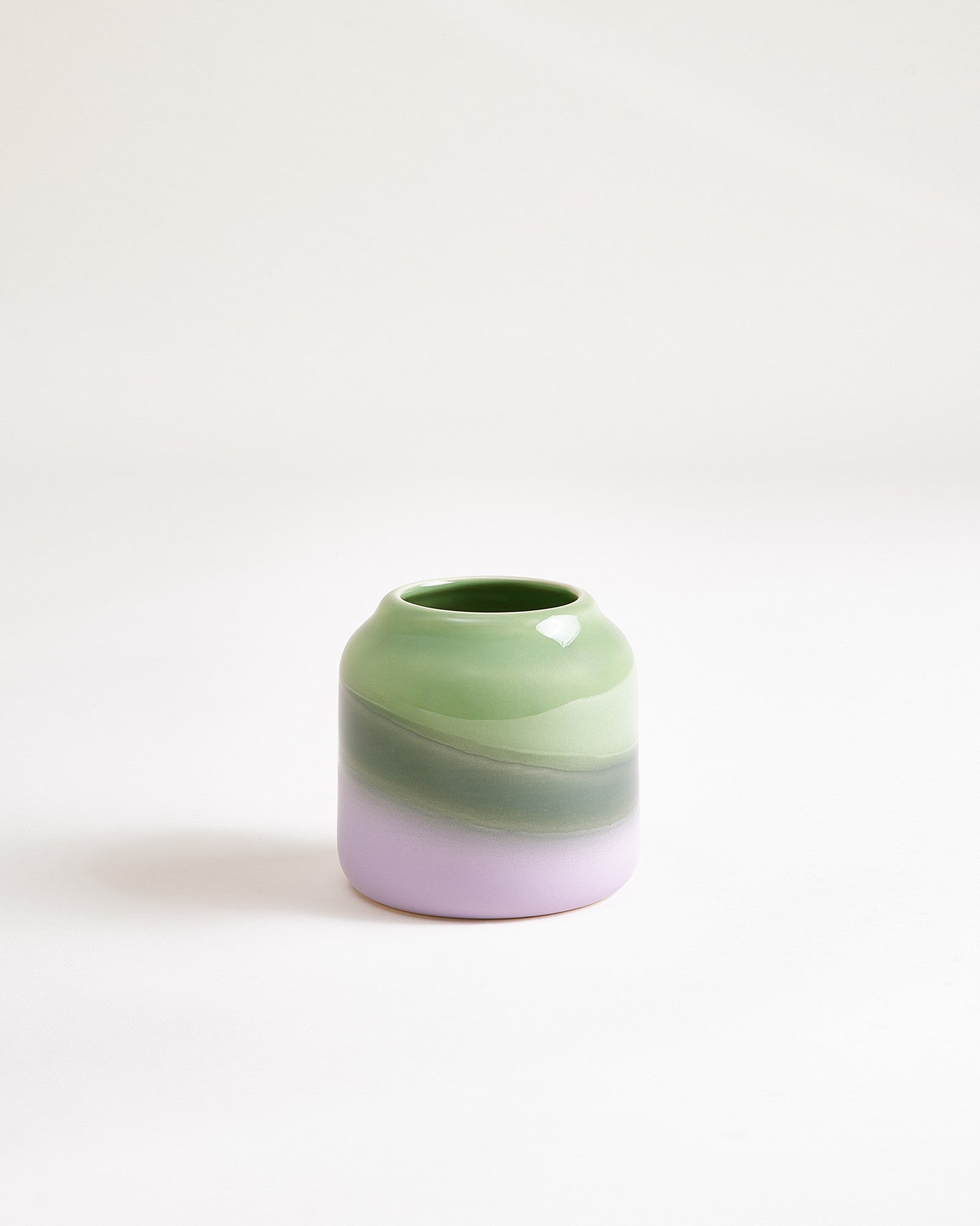 Bebé Vase S grün dunkelgrün lila